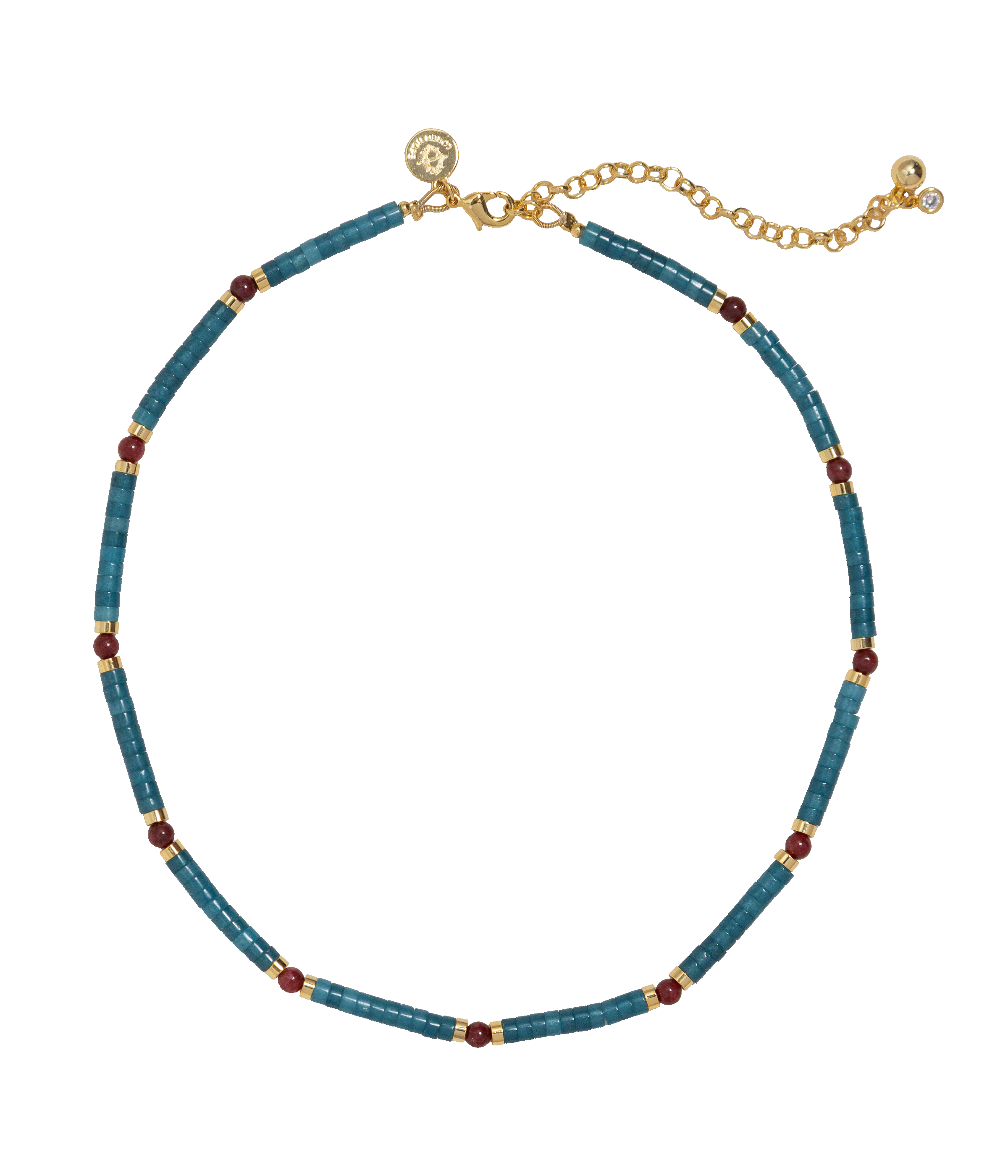 Oriel Necklace in Teal