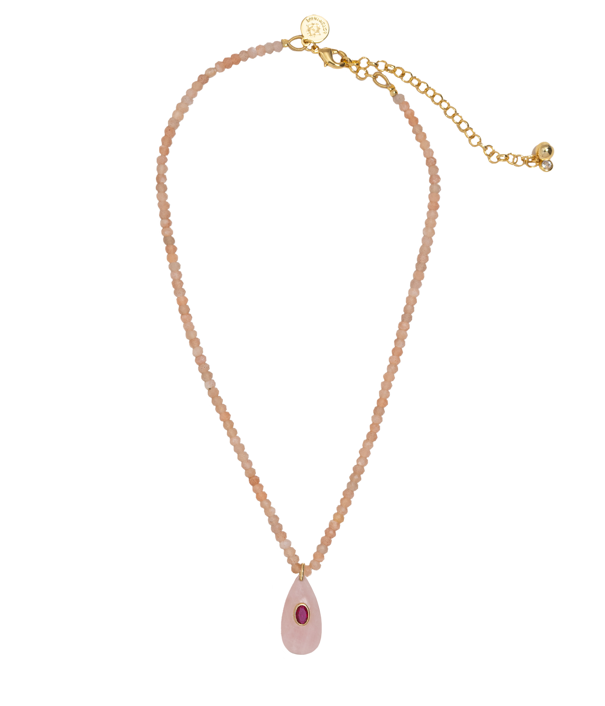 Adoria Necklace in Pink