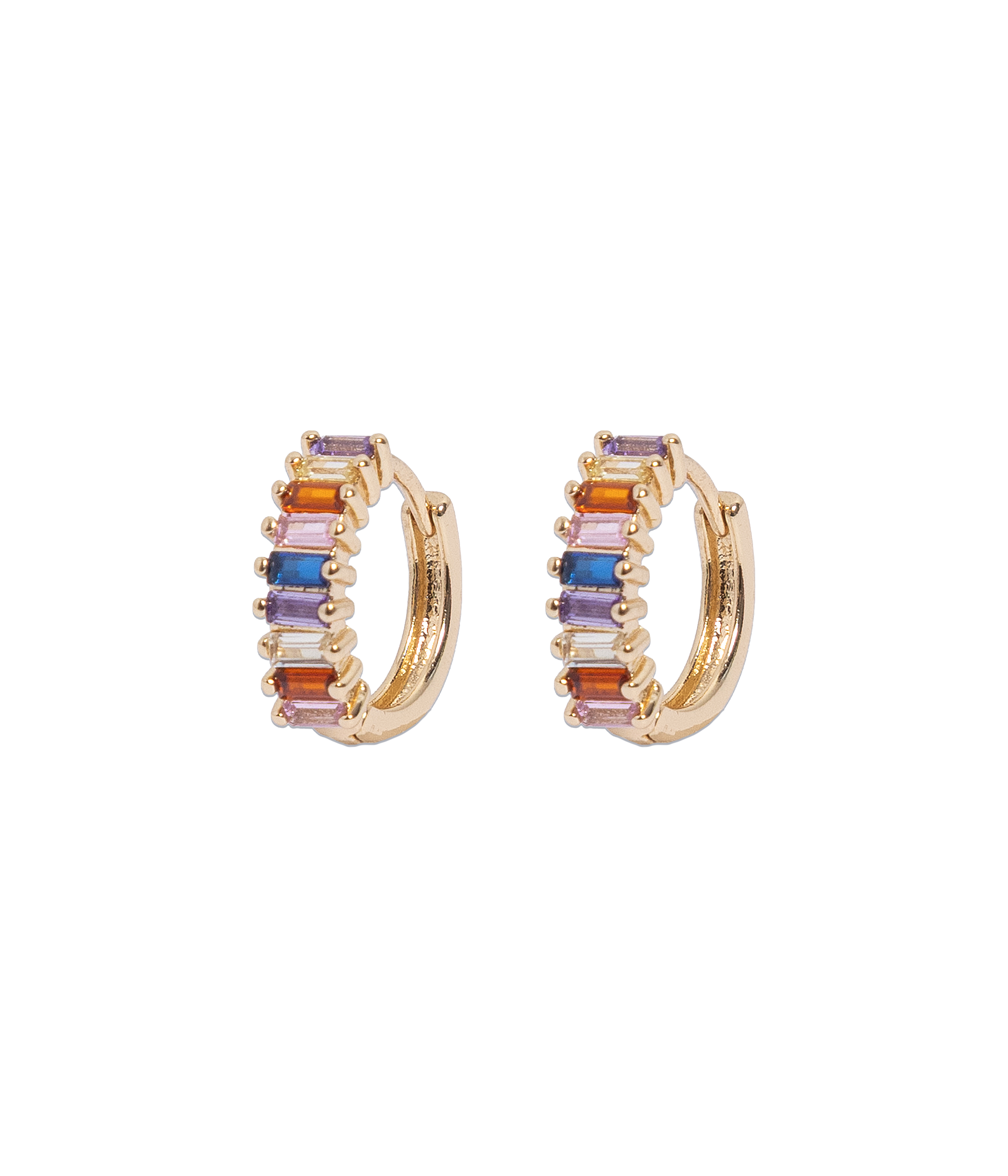 Elowen Huggie Hoops in Multi