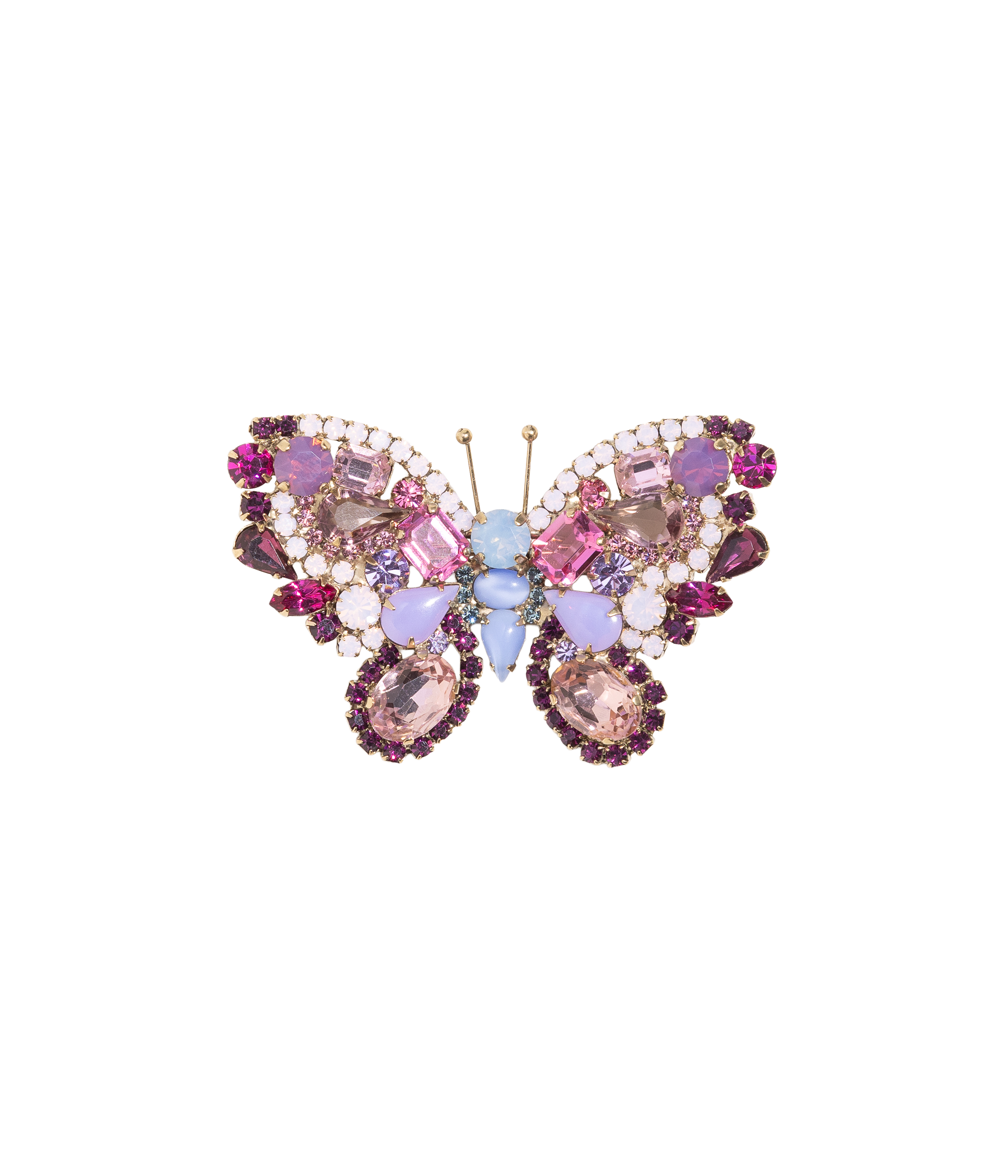 Medium Butterfly in Rose Opal / Amethyst / Blue Opal