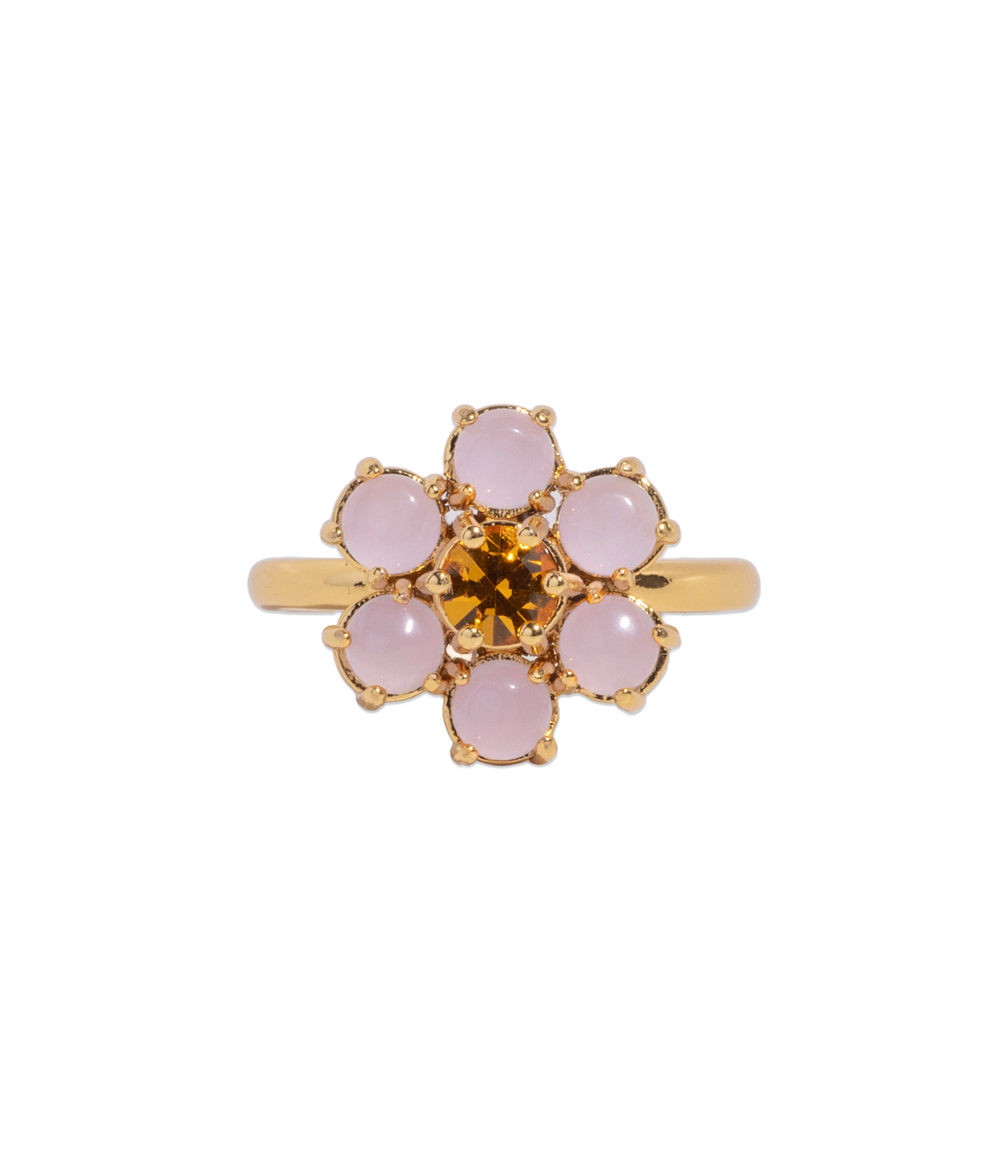 Emeline Flower Ring in Lavender - Loren Hope