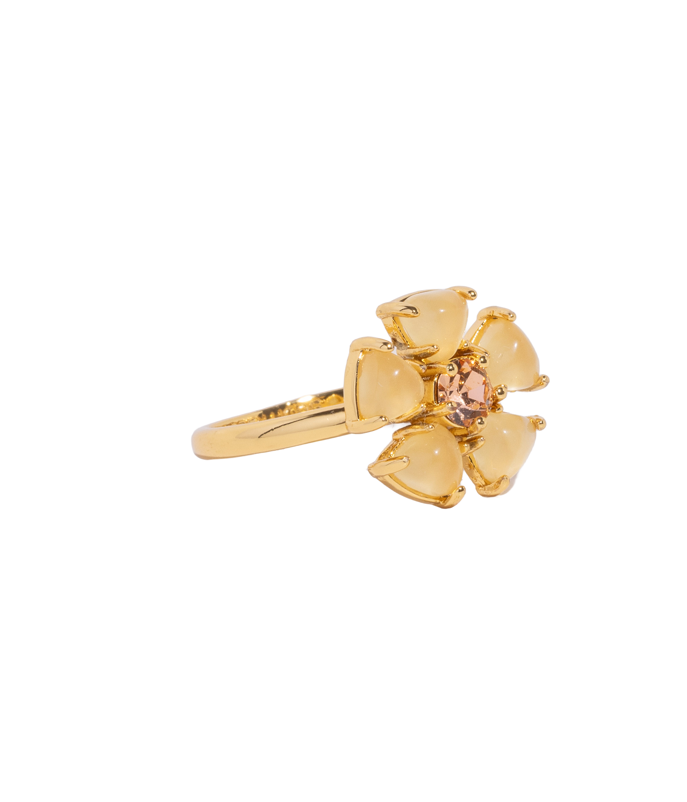 Emeline Flower Ring in Yellow - Loren Hope