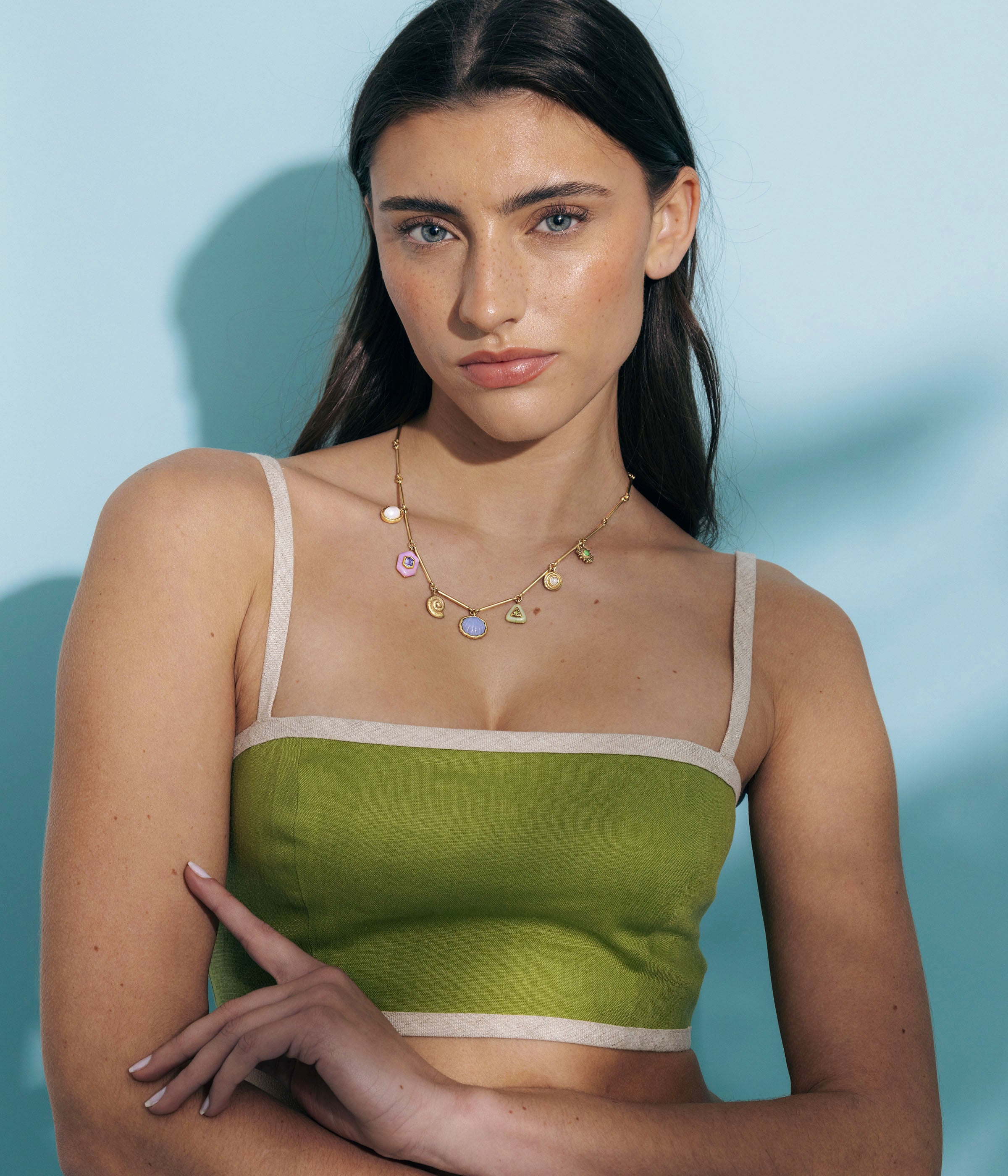 Marbella Charm Necklace - Loren Hope