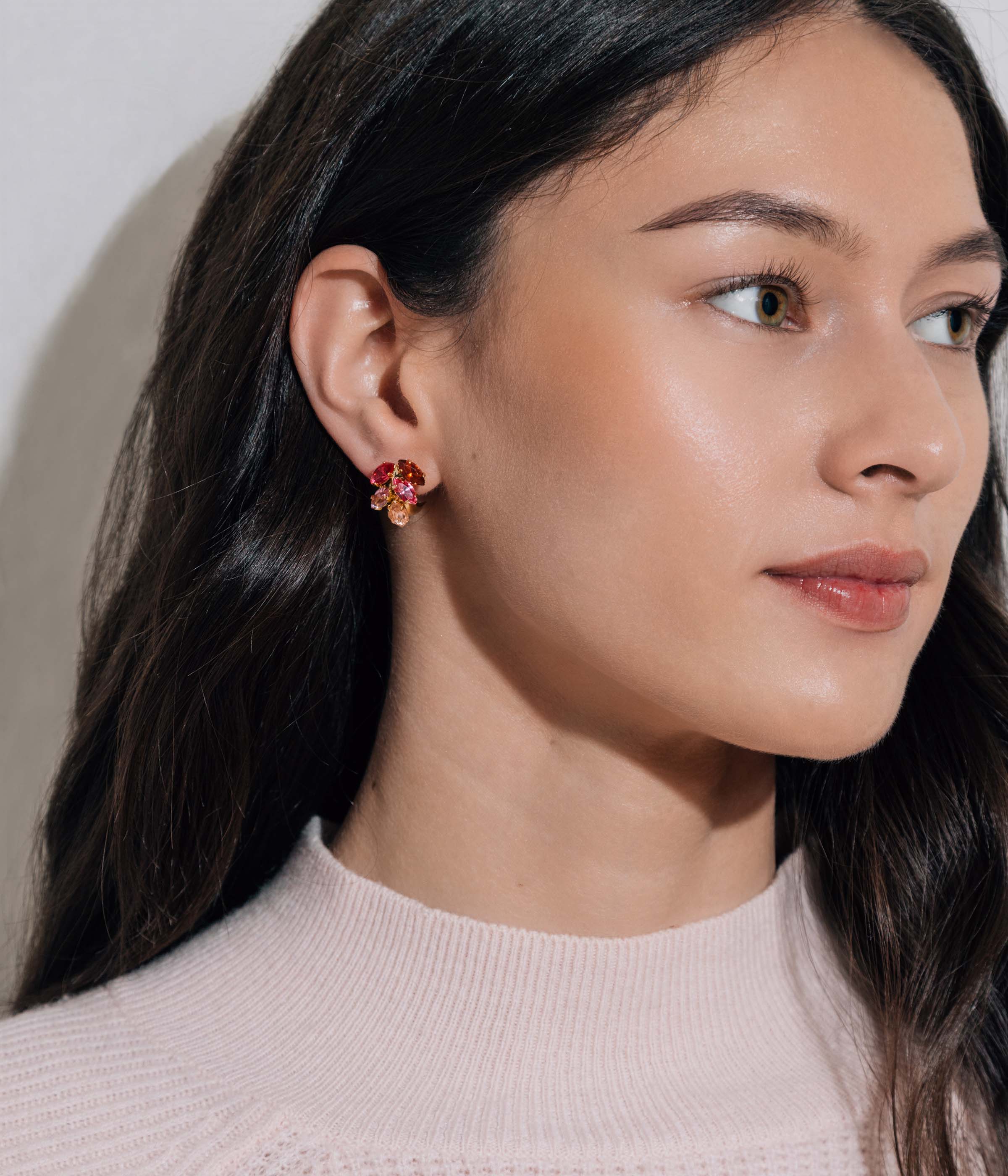 Selena Earrings in Pink