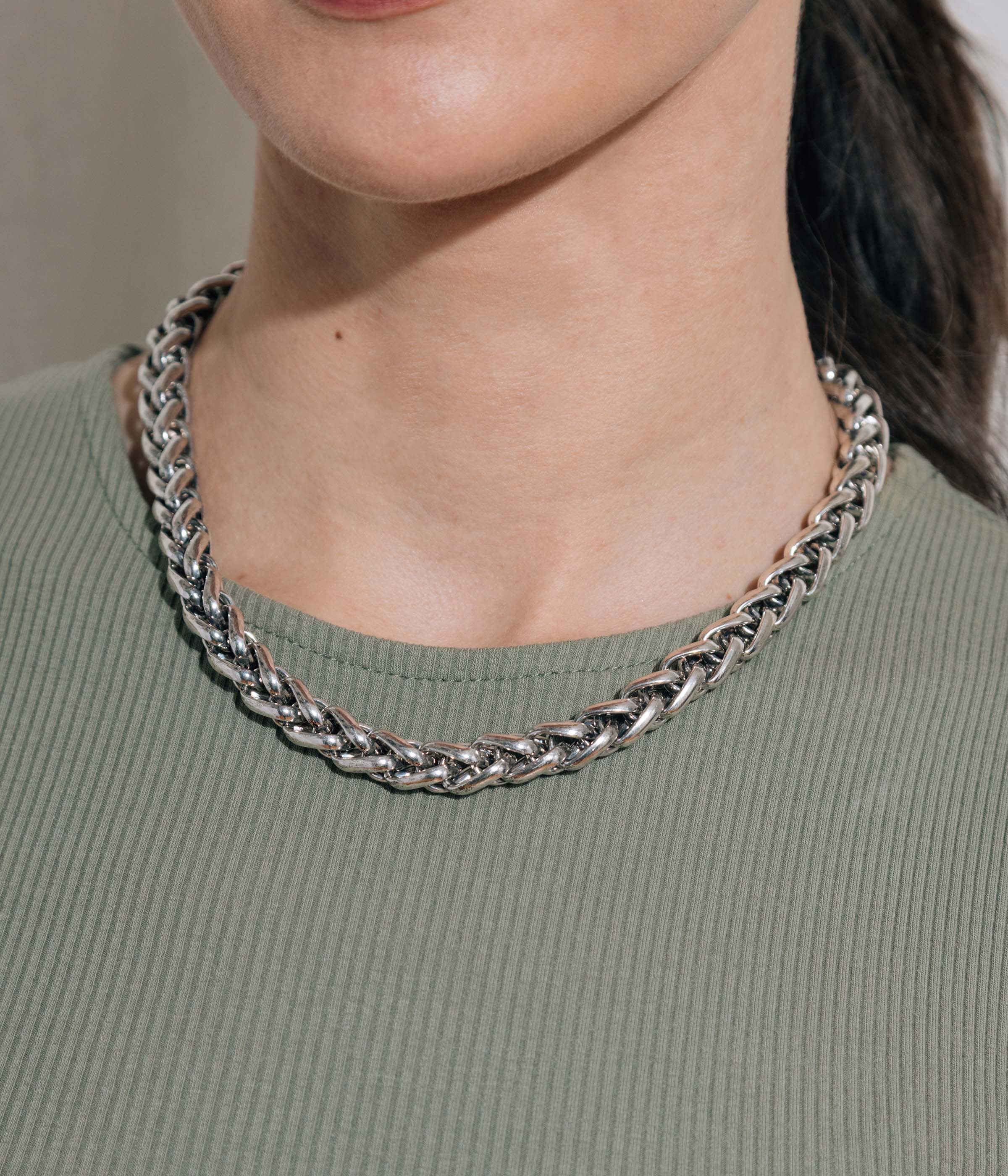 Clarion Necklace in Silver