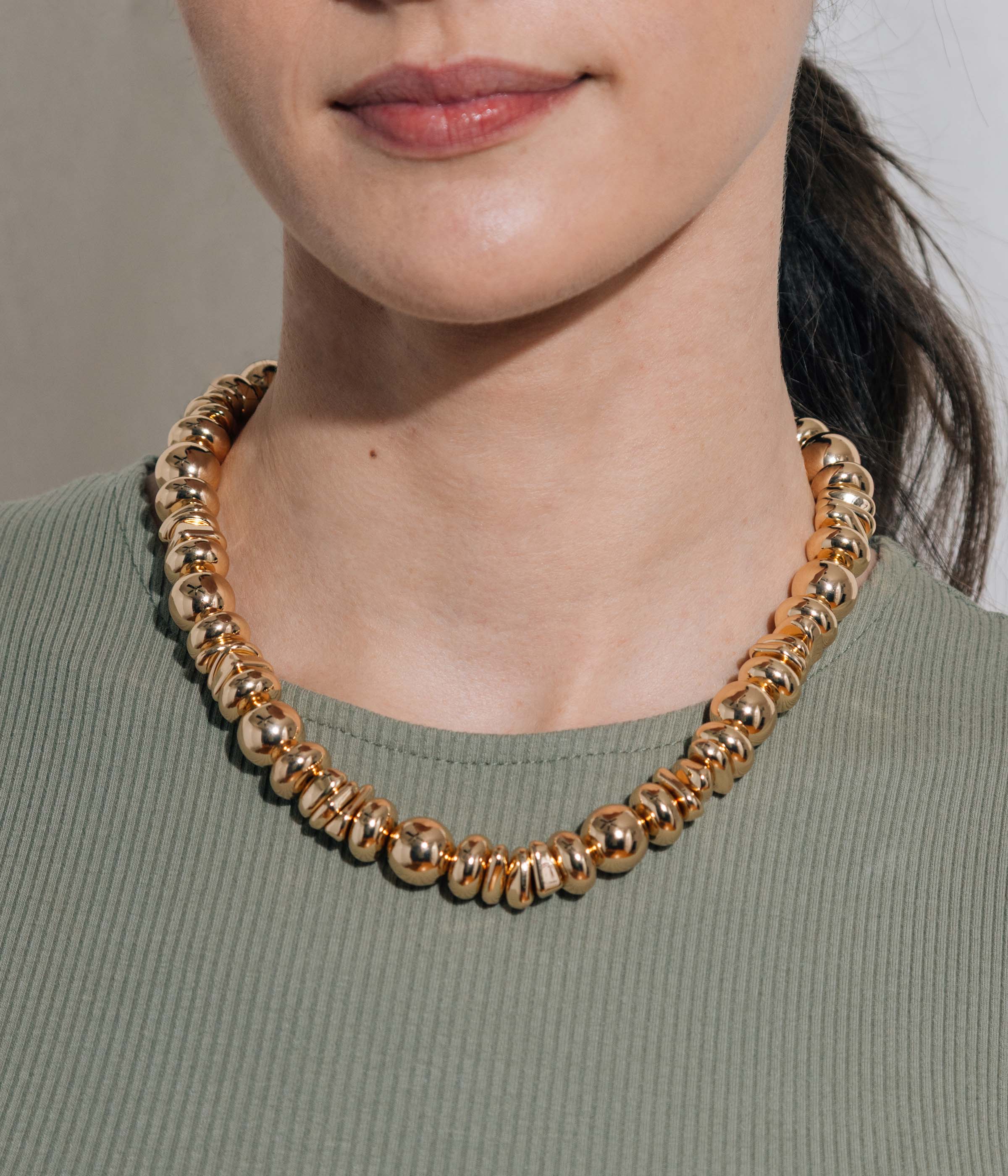 Solene Necklace in Gold