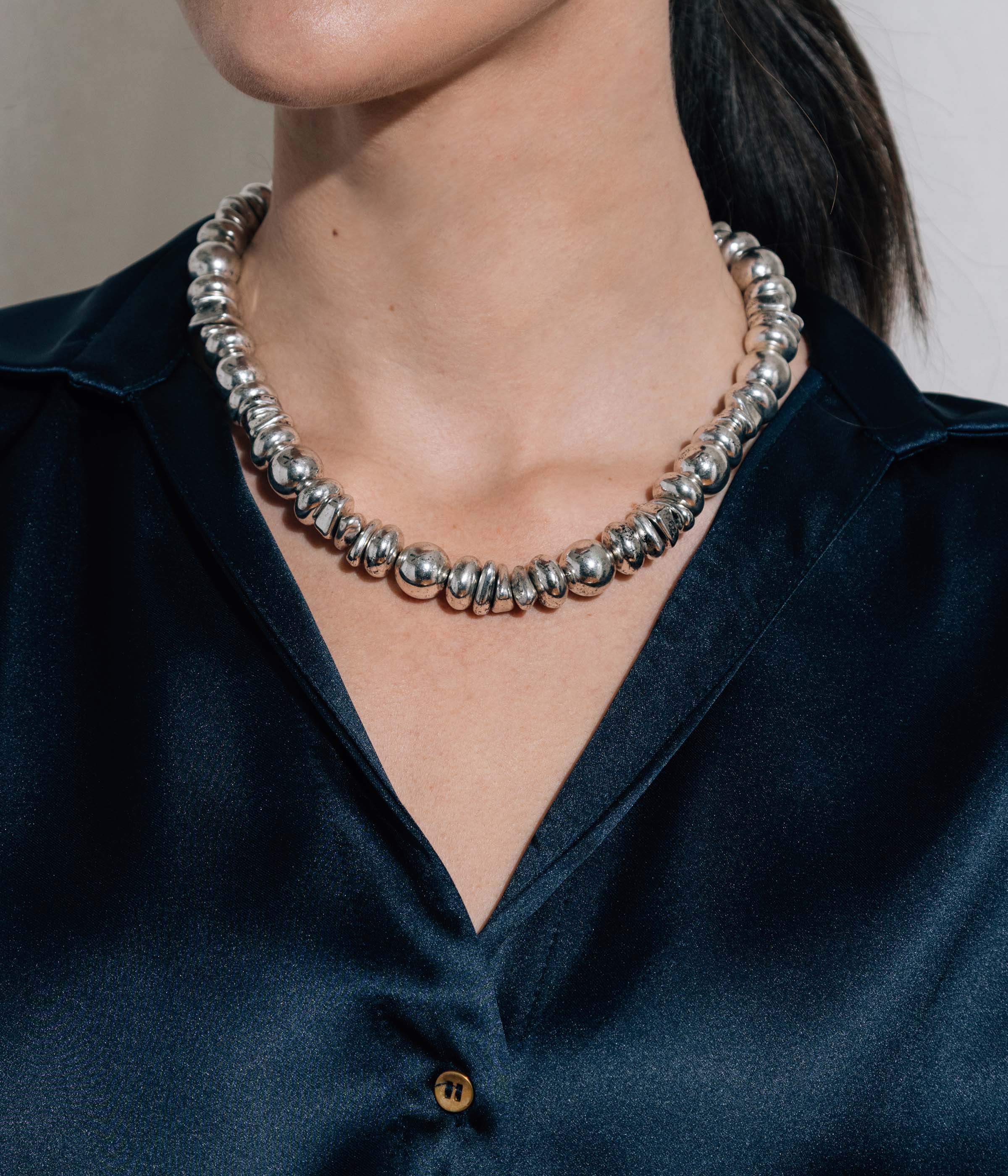 Solene Necklace in Silver