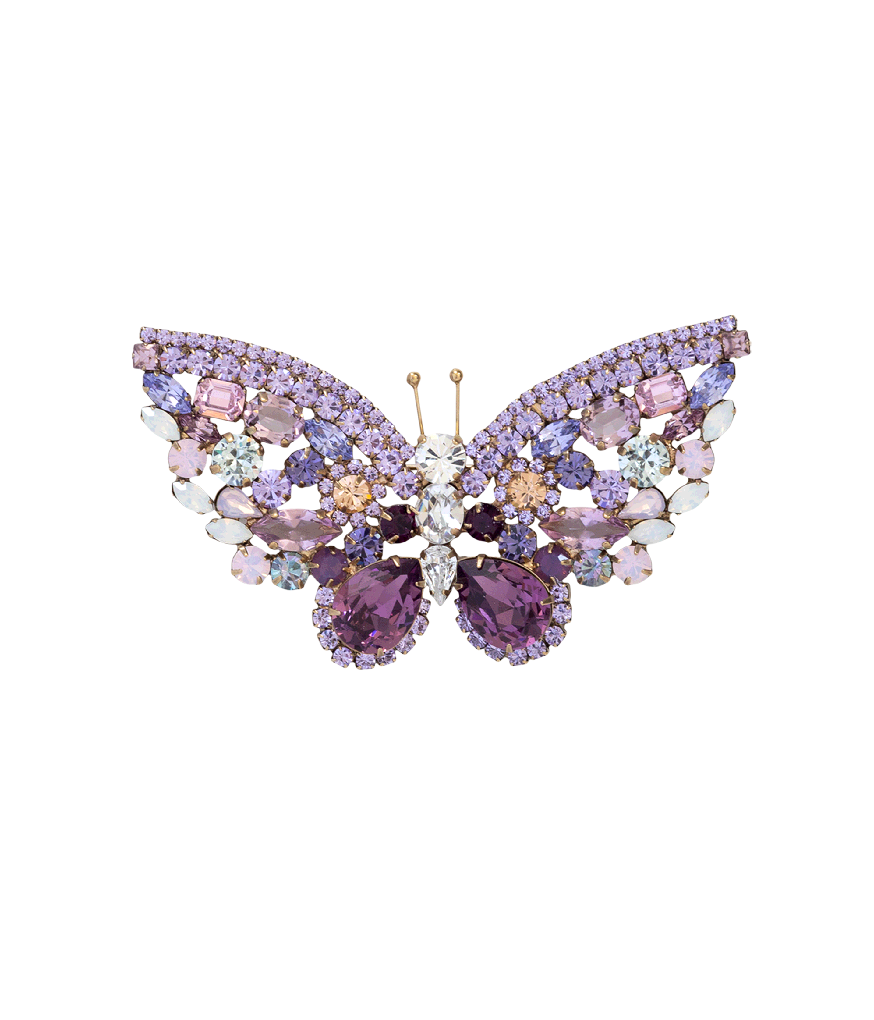 Butterfly Trio in Violet / Amethyst