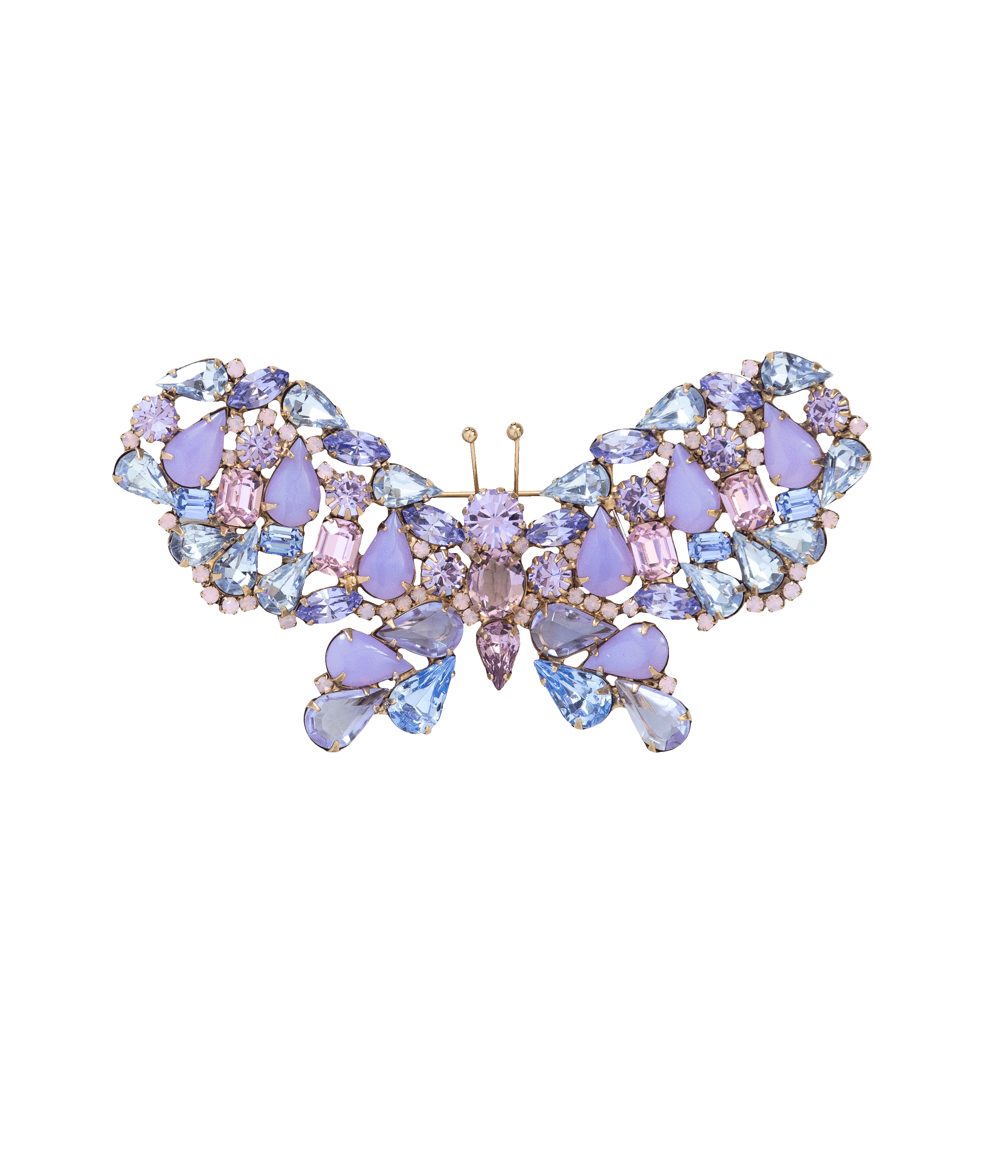 Large Butterfly in Purple Opal / Light Sapphire