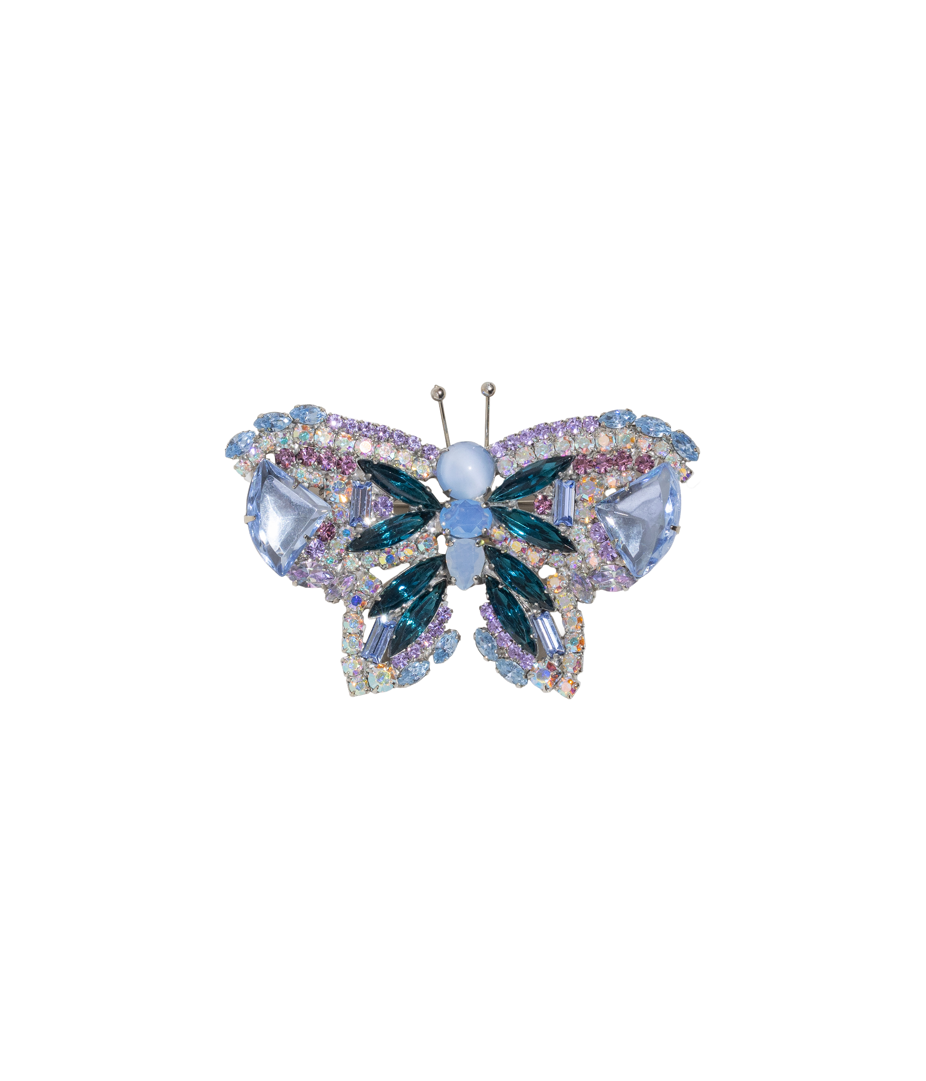 Medium Butterfly in Light Sapphire / Crystal AB / Violet