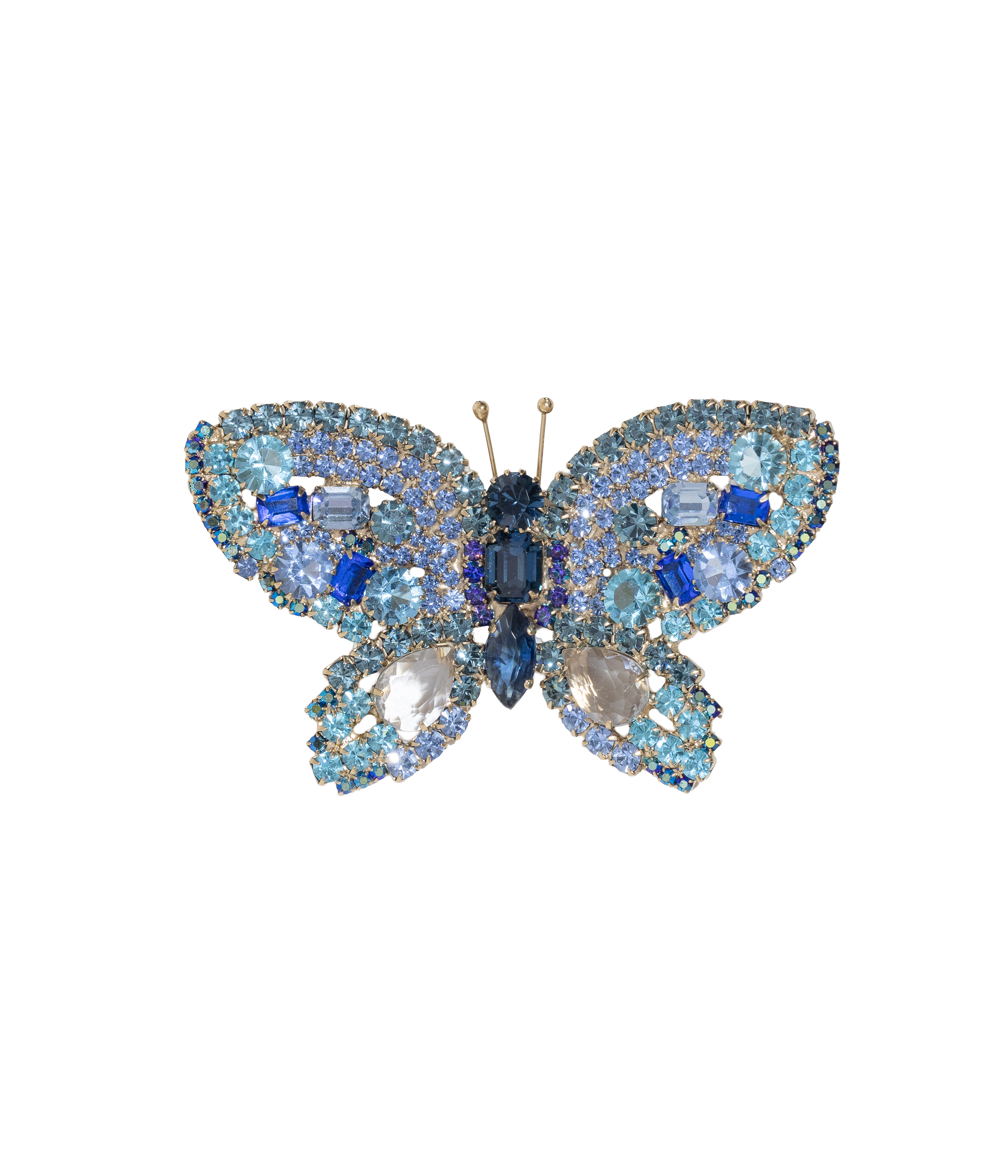 Large Butterfly in Smoked Sapphire / Montana / Light Sapphire