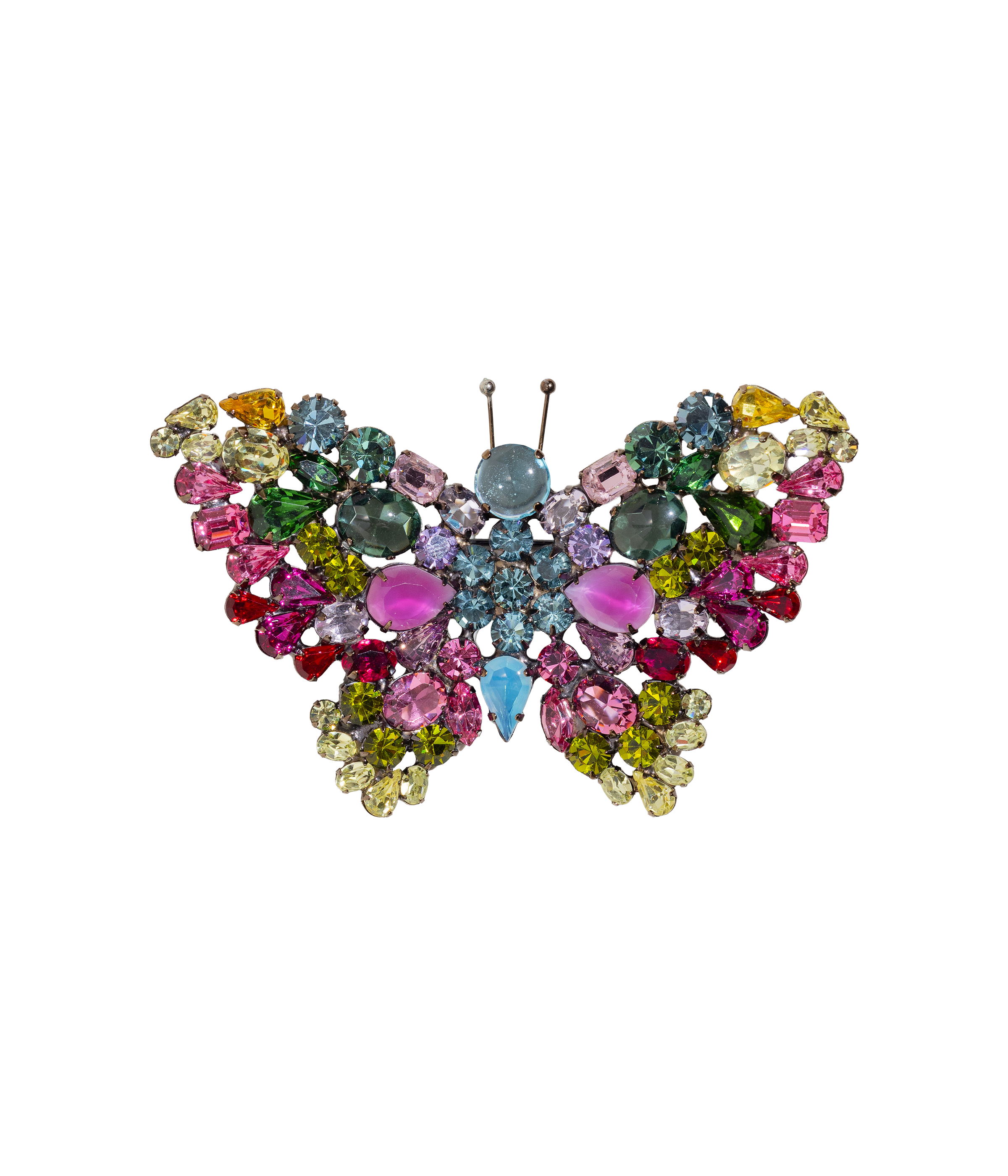 X-Large Butterfly in Rose / Smoked Sapphire / Jonquil - Loren Hope