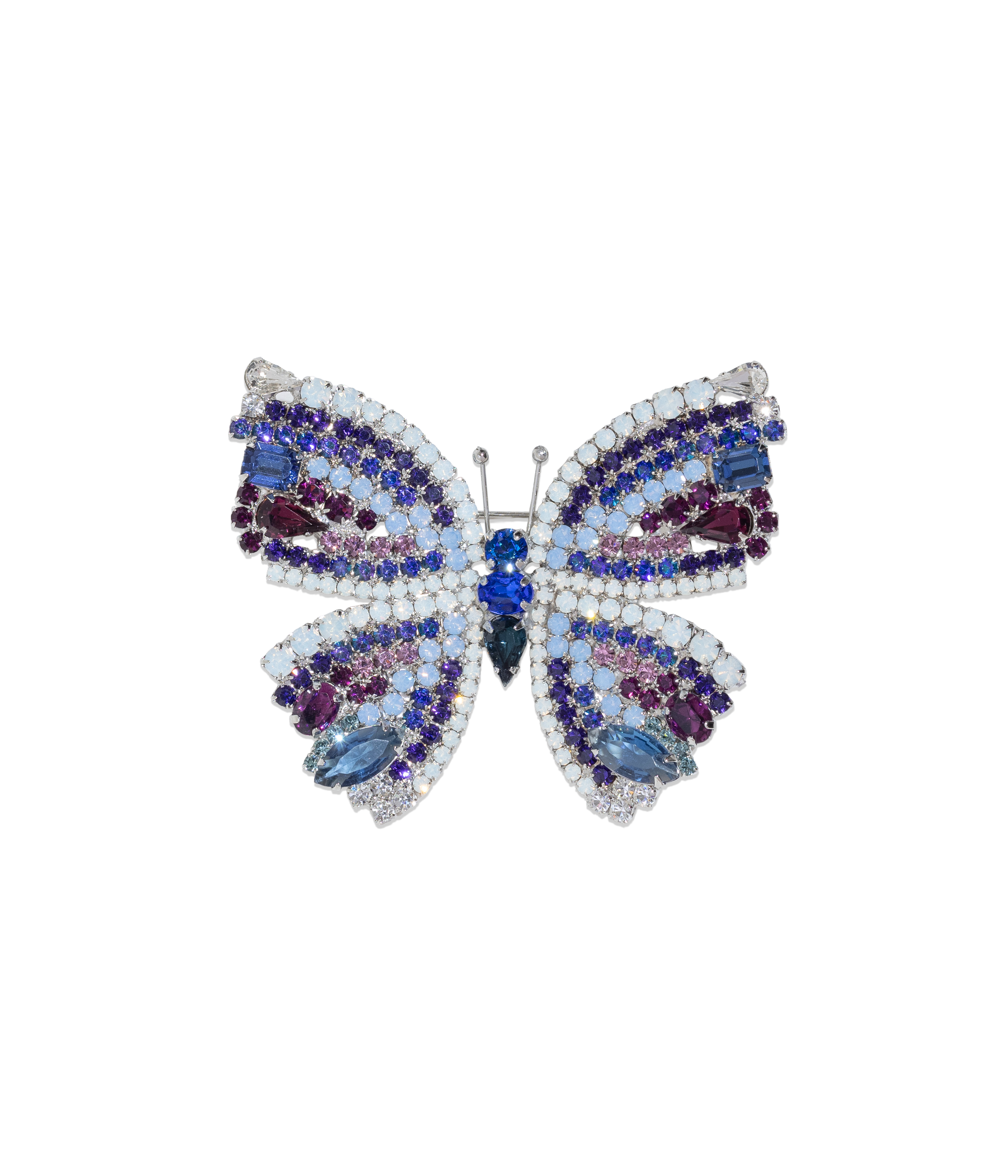 Large Butterfly in Montana / White Opal / Amethyst