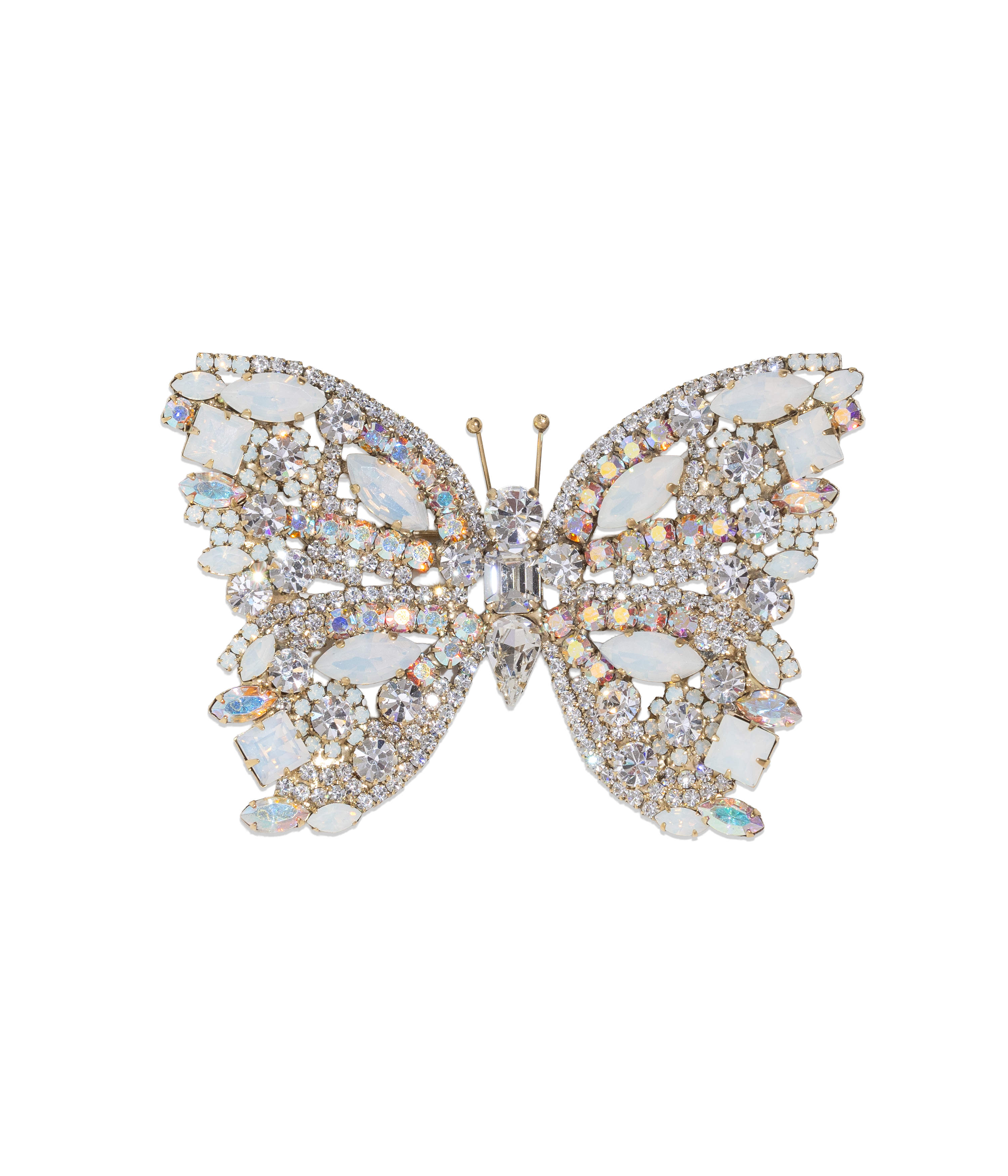 X-Large Butterfly in Crystal / Crystal AB / White Opal