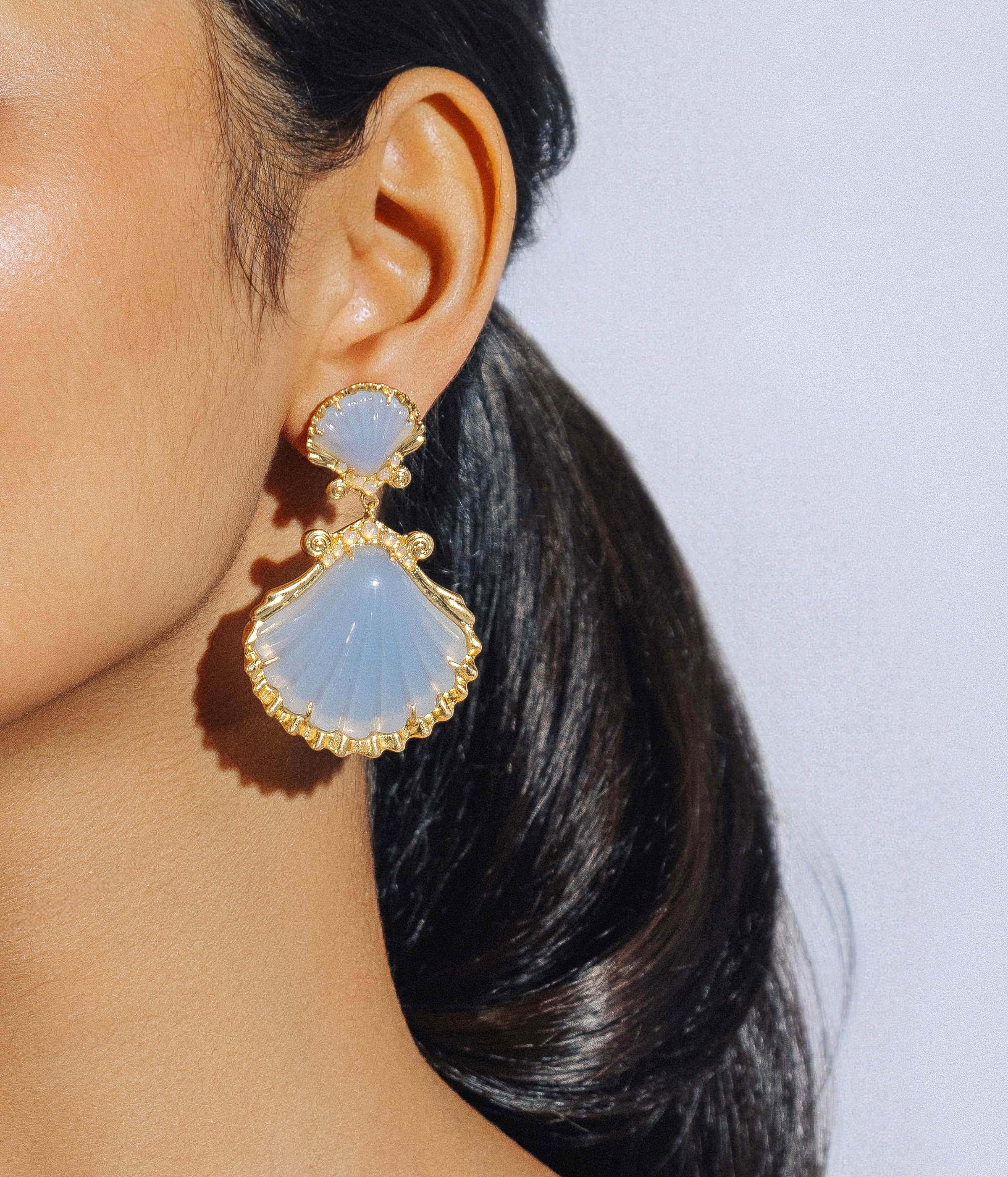 Aegean Shell Earrings
