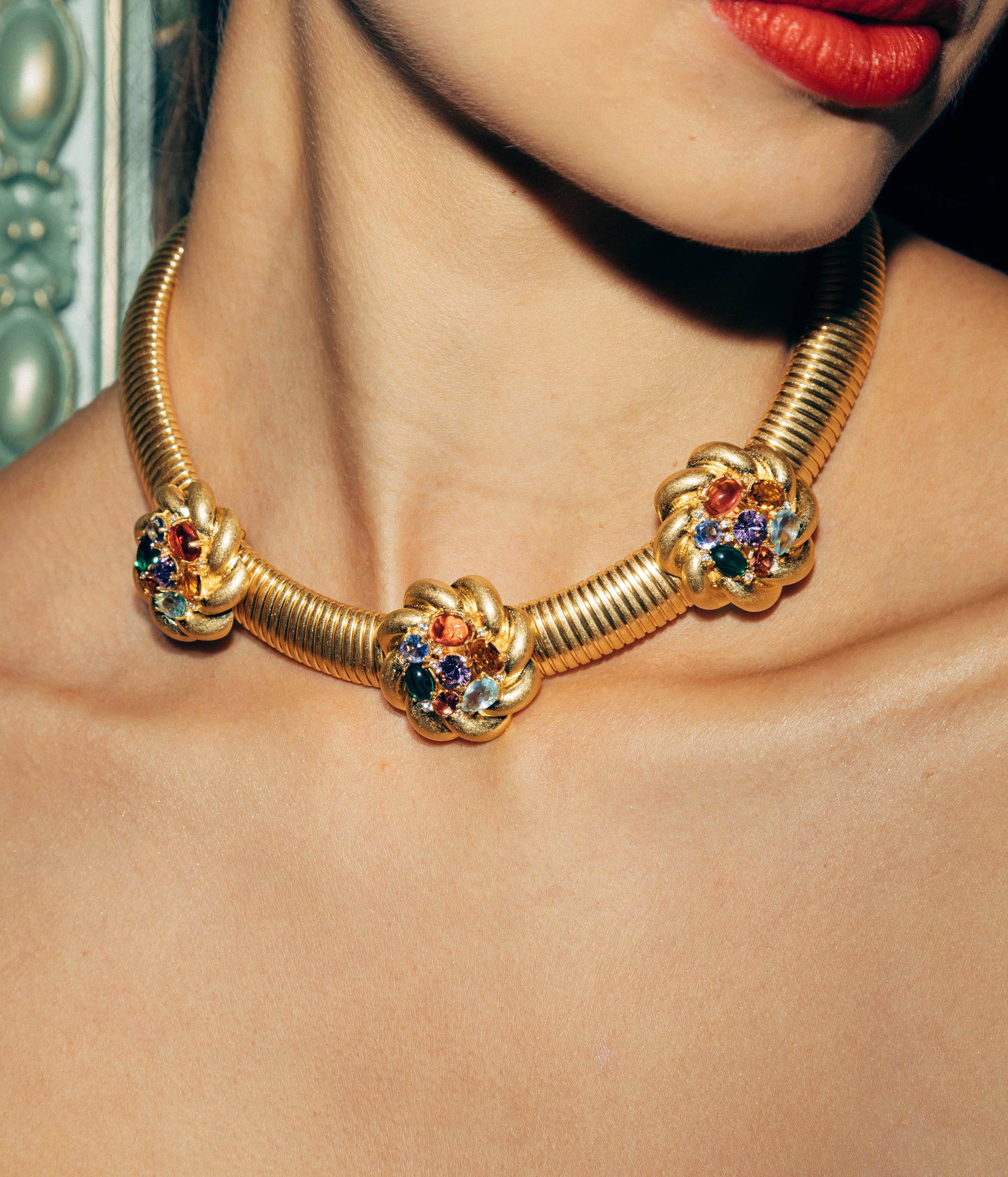 Colette Cobra Chain Necklace - Loren Hope