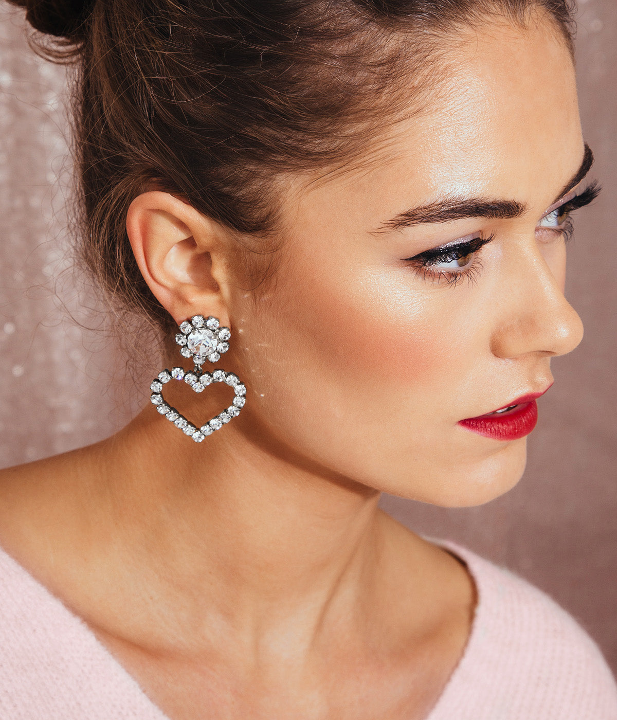 Cupid Heart Earrings