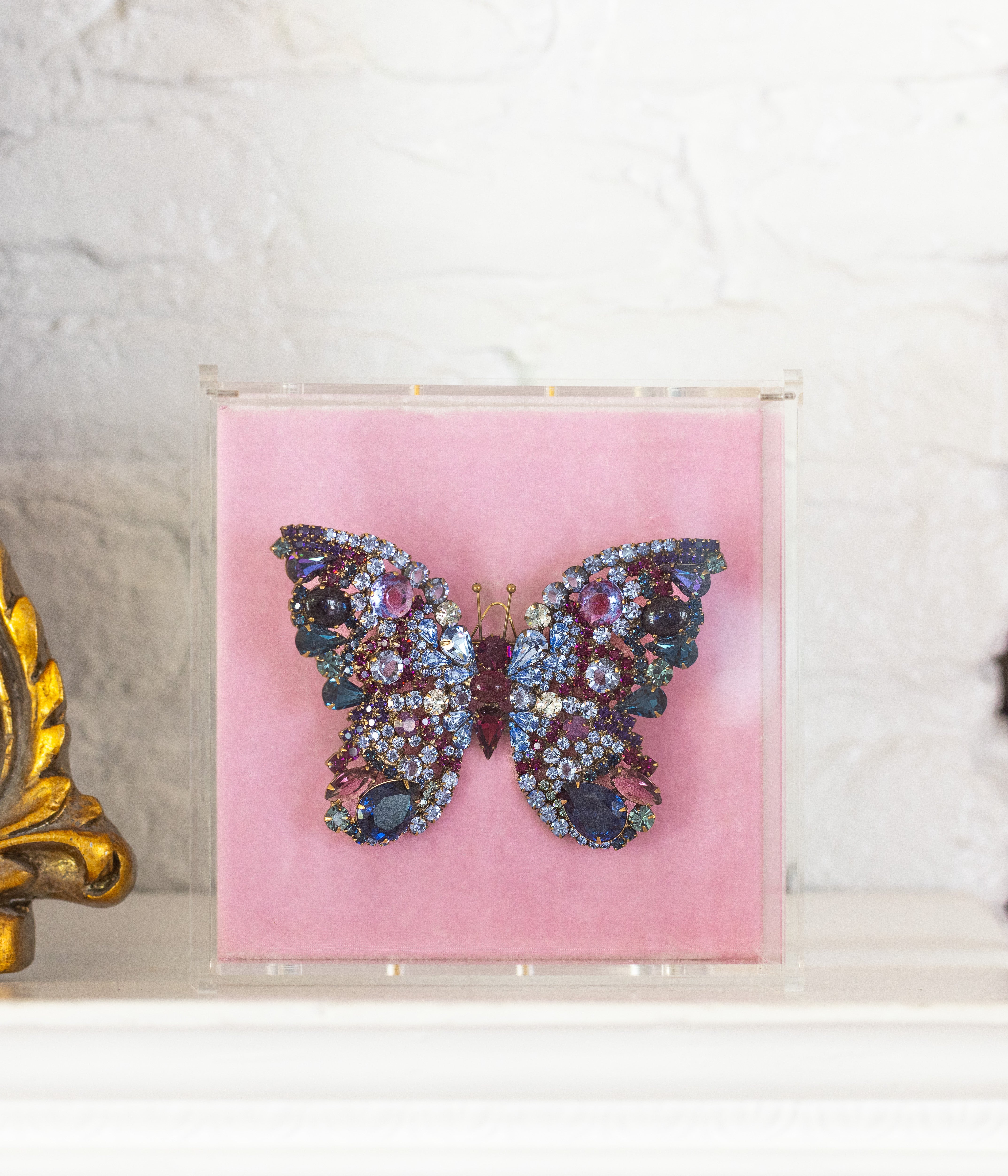 X-Large Butterfly in Montana / Light Sapphire / Amethyst - Loren Hope
