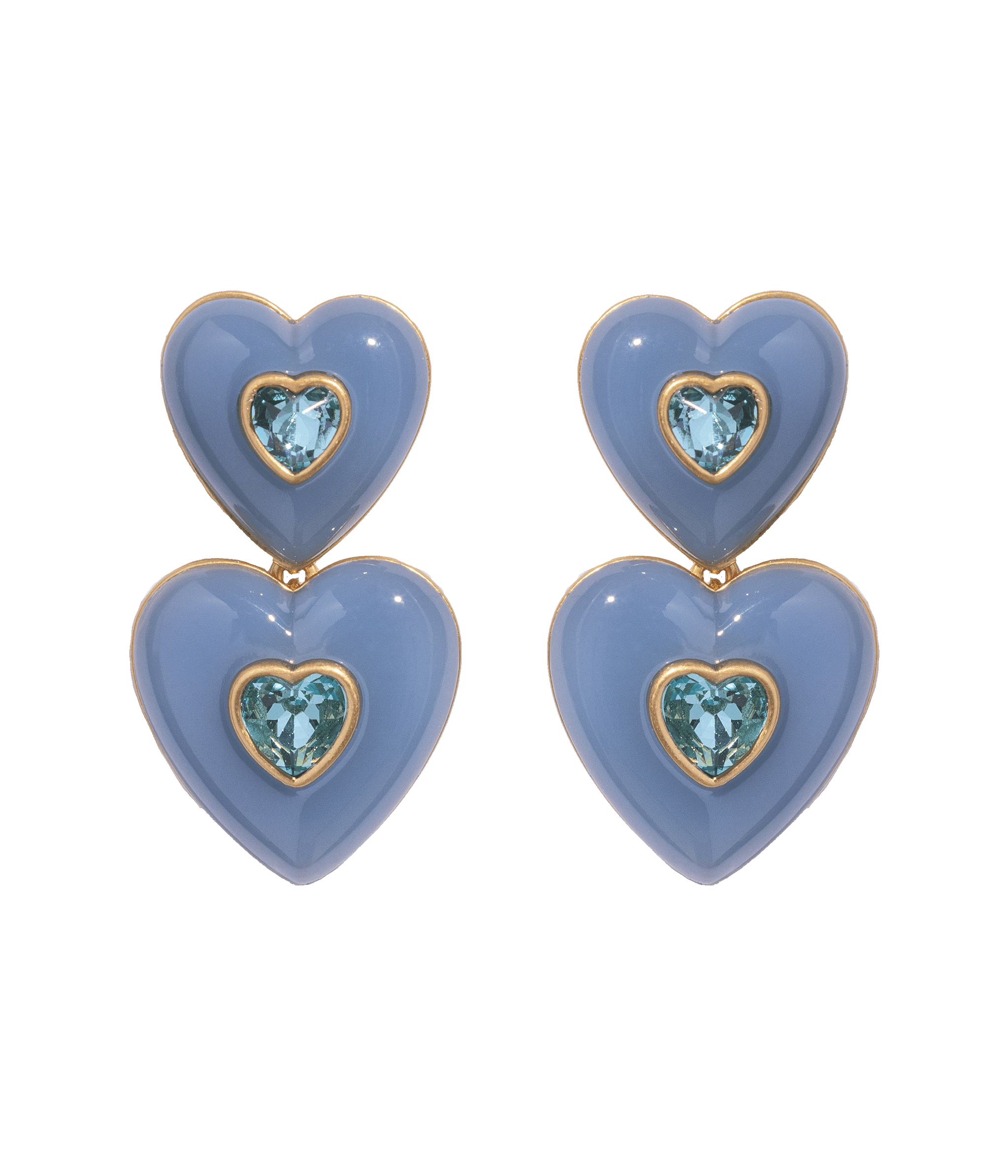 Elodie Heart Drop Earrings