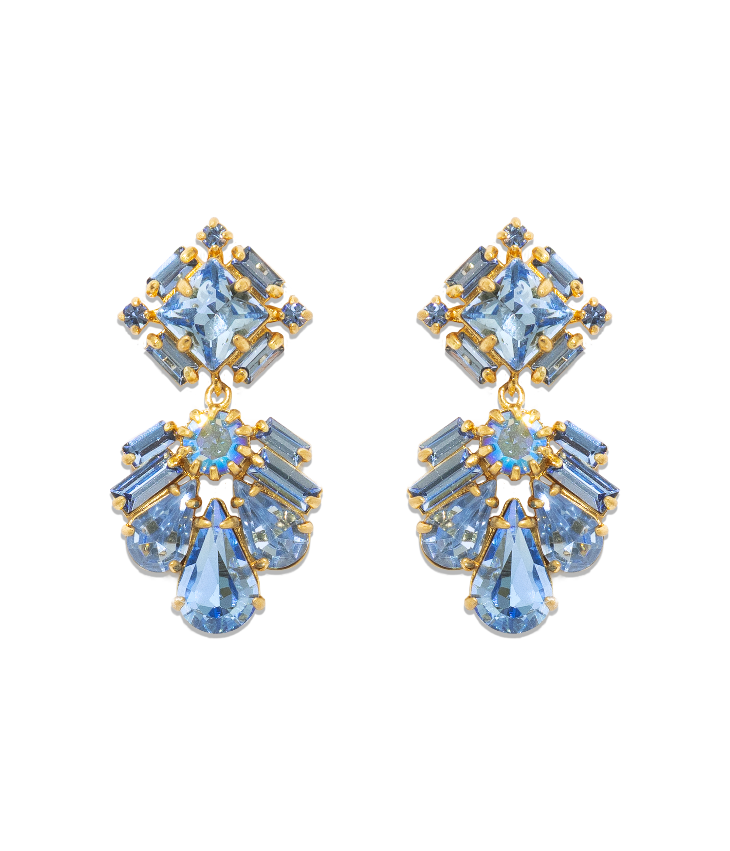Eugenie Earrings in Light Sapphire