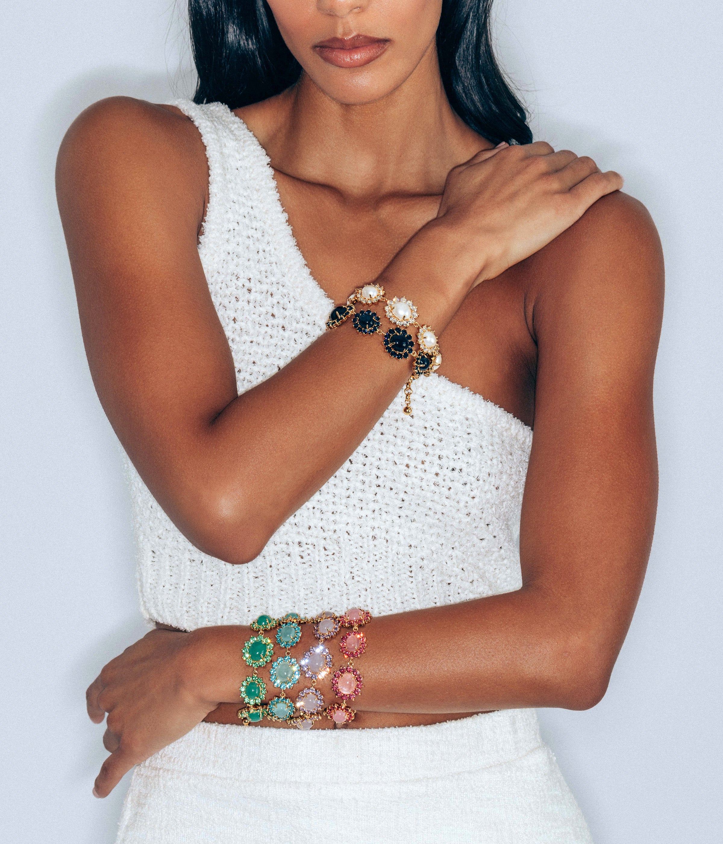 Georgie Bracelet in Violet - Loren Hope