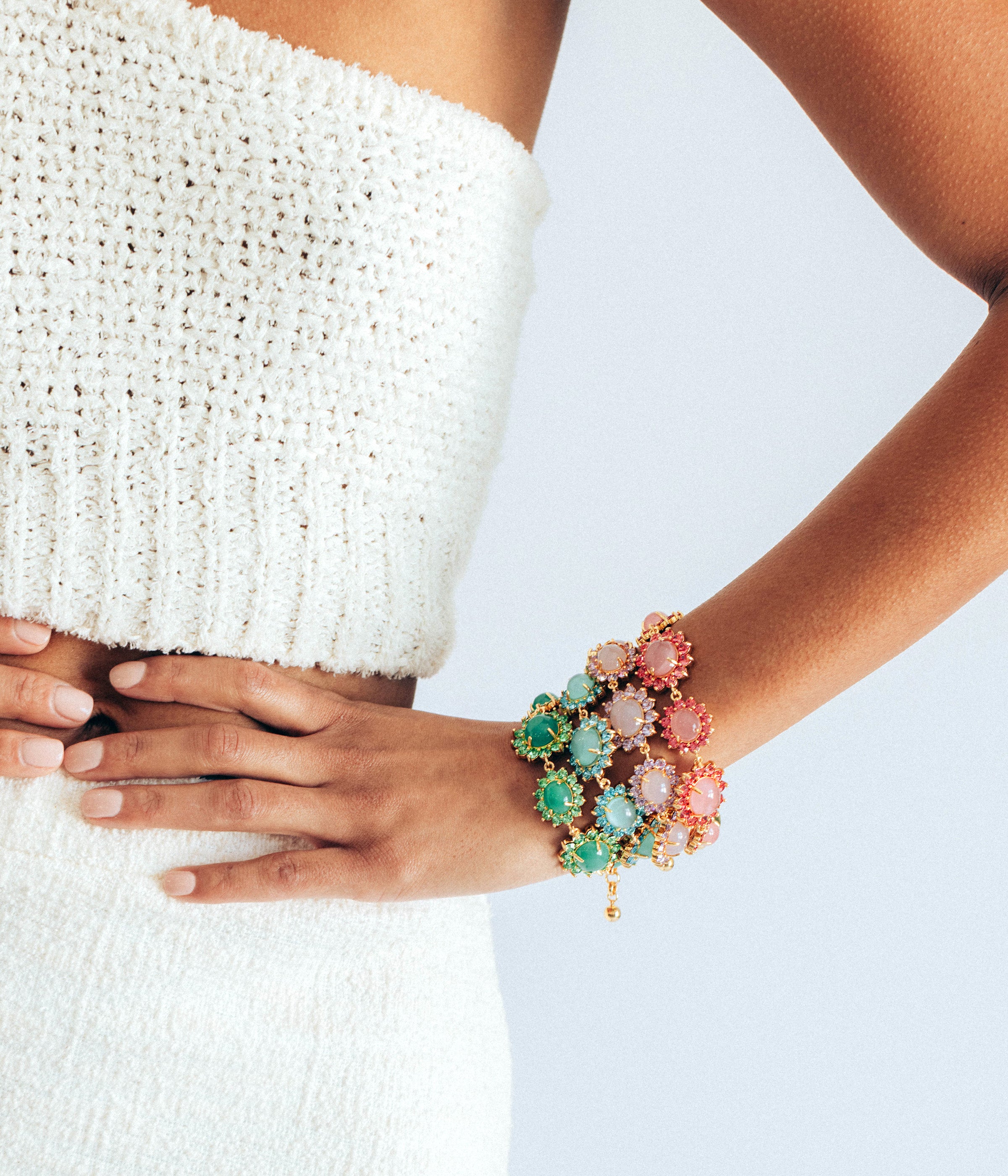 Georgie Bracelet in Violet - Loren Hope