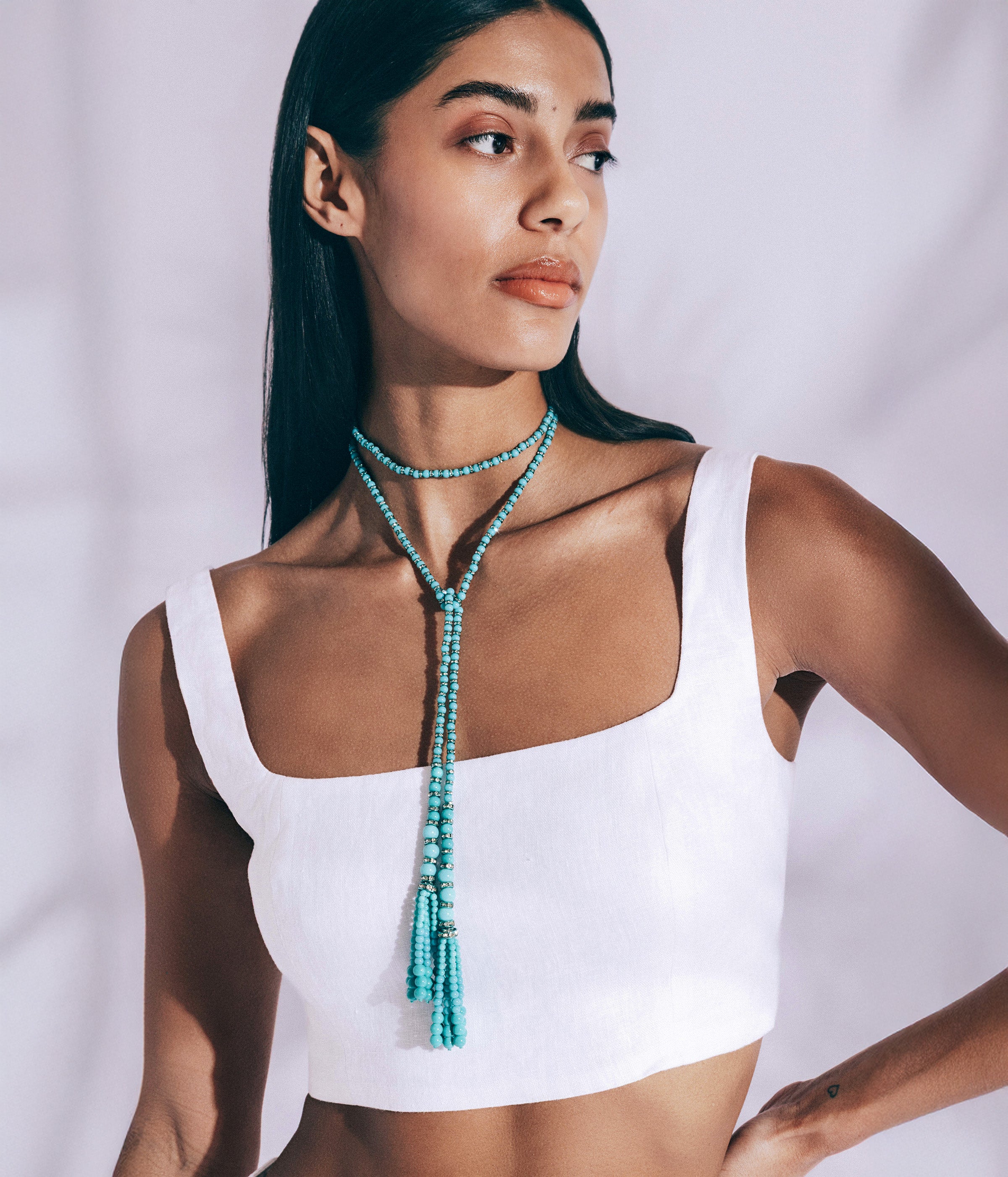 Greer Tassel Lariat - Loren Hope