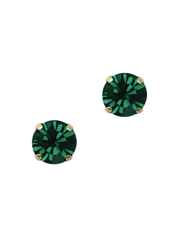 Kaylee Studs in Emerald