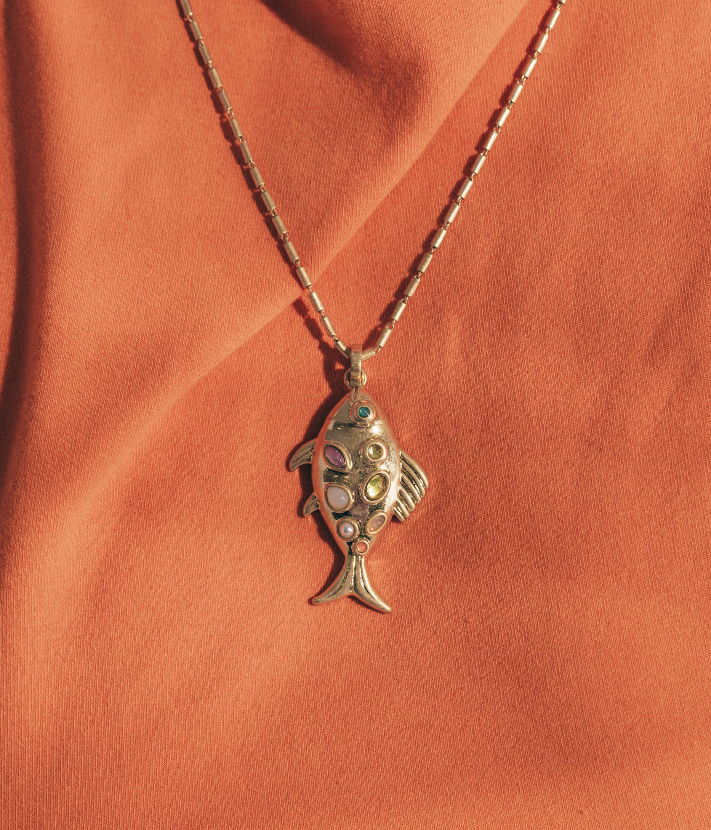 Kamari Fish Necklace - Loren Hope