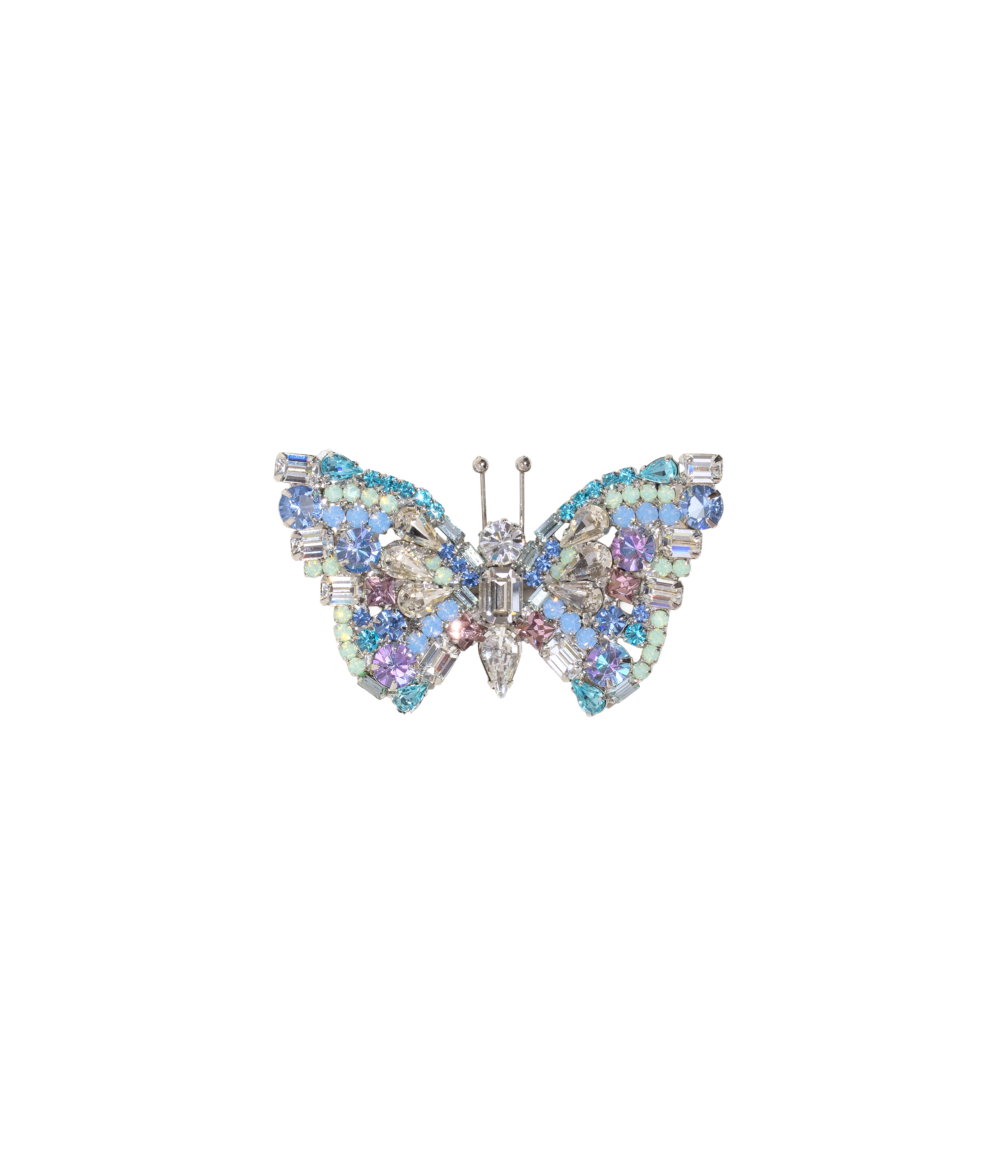 Butterfly in Aqua / Crystal / Chrysolite - Limited Edition of 20