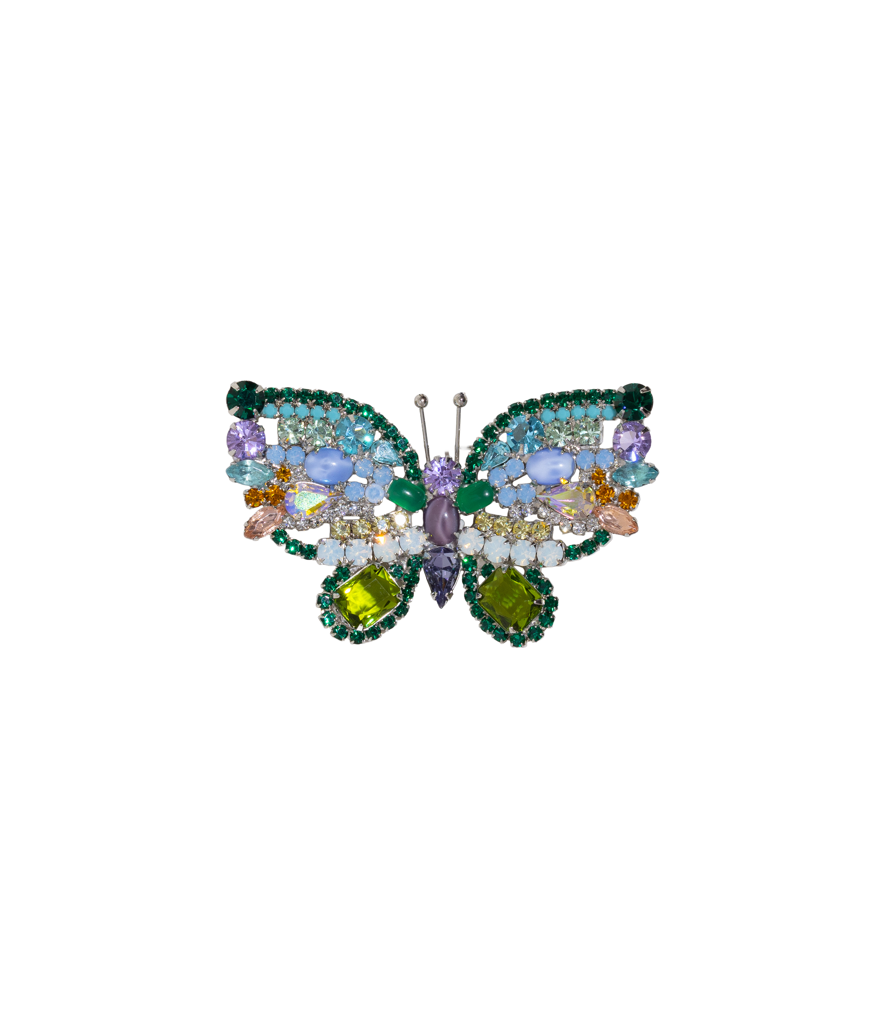 Butterfly in Violet / Emerald / Olivine - Limited Edition of 20