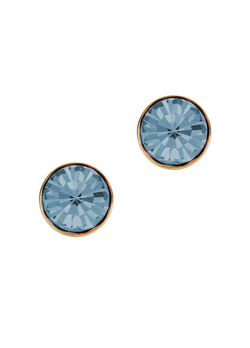 Demi Studs in Smoked Sapphire - Loren Hope
