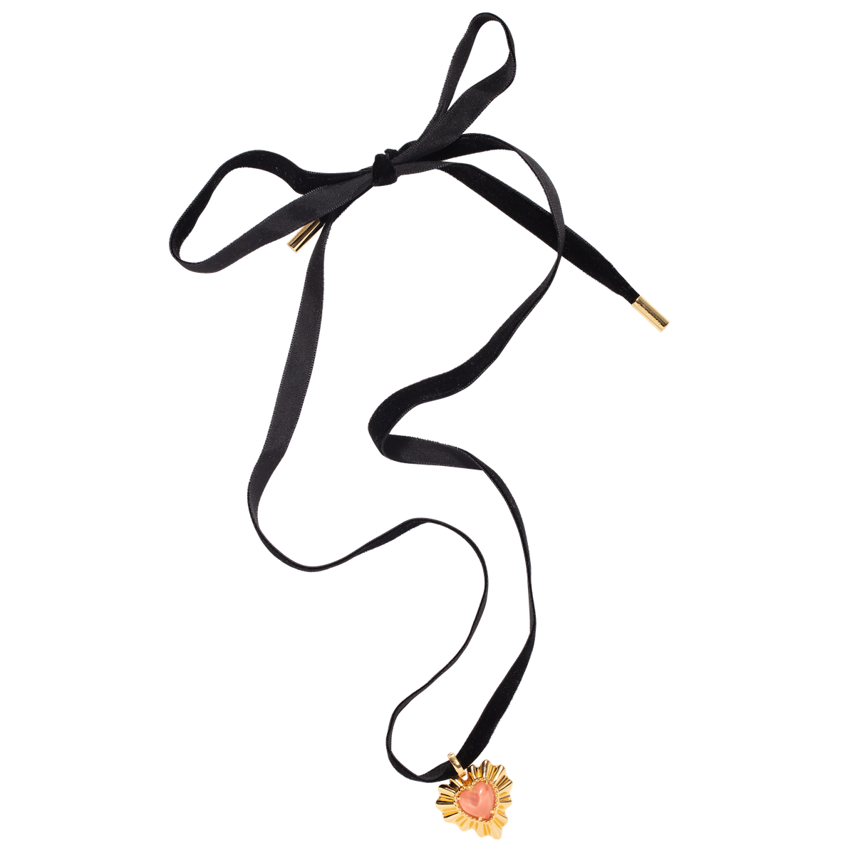 Tallen Velvet Ribbon Necklace