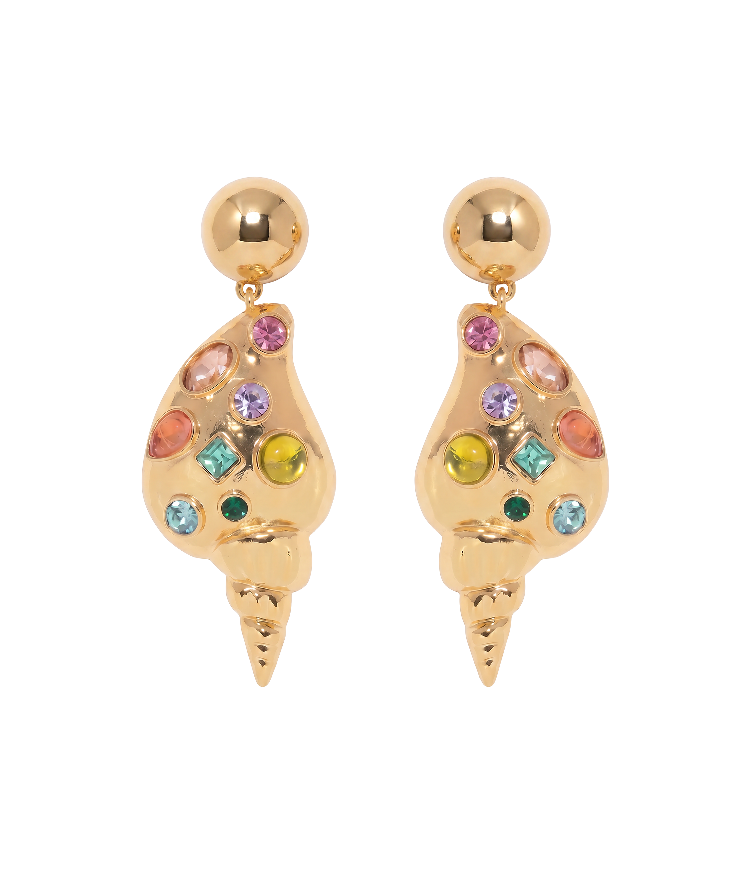 Sandy Shell Earrings - Loren Hope