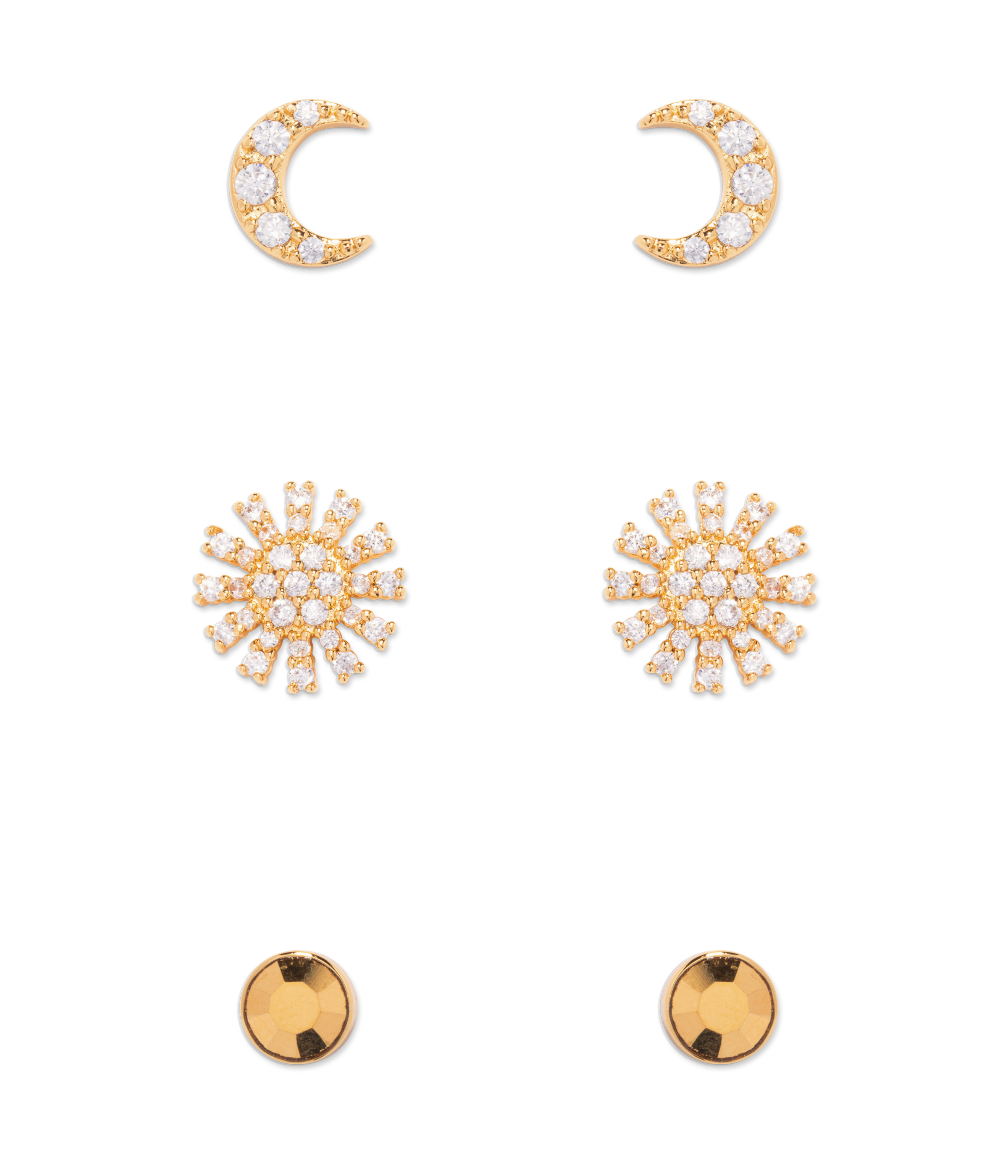 Soleil Stud Trio Set