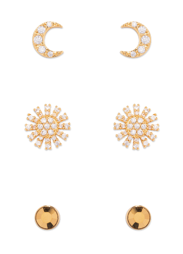 Soleil Stud Trio Set