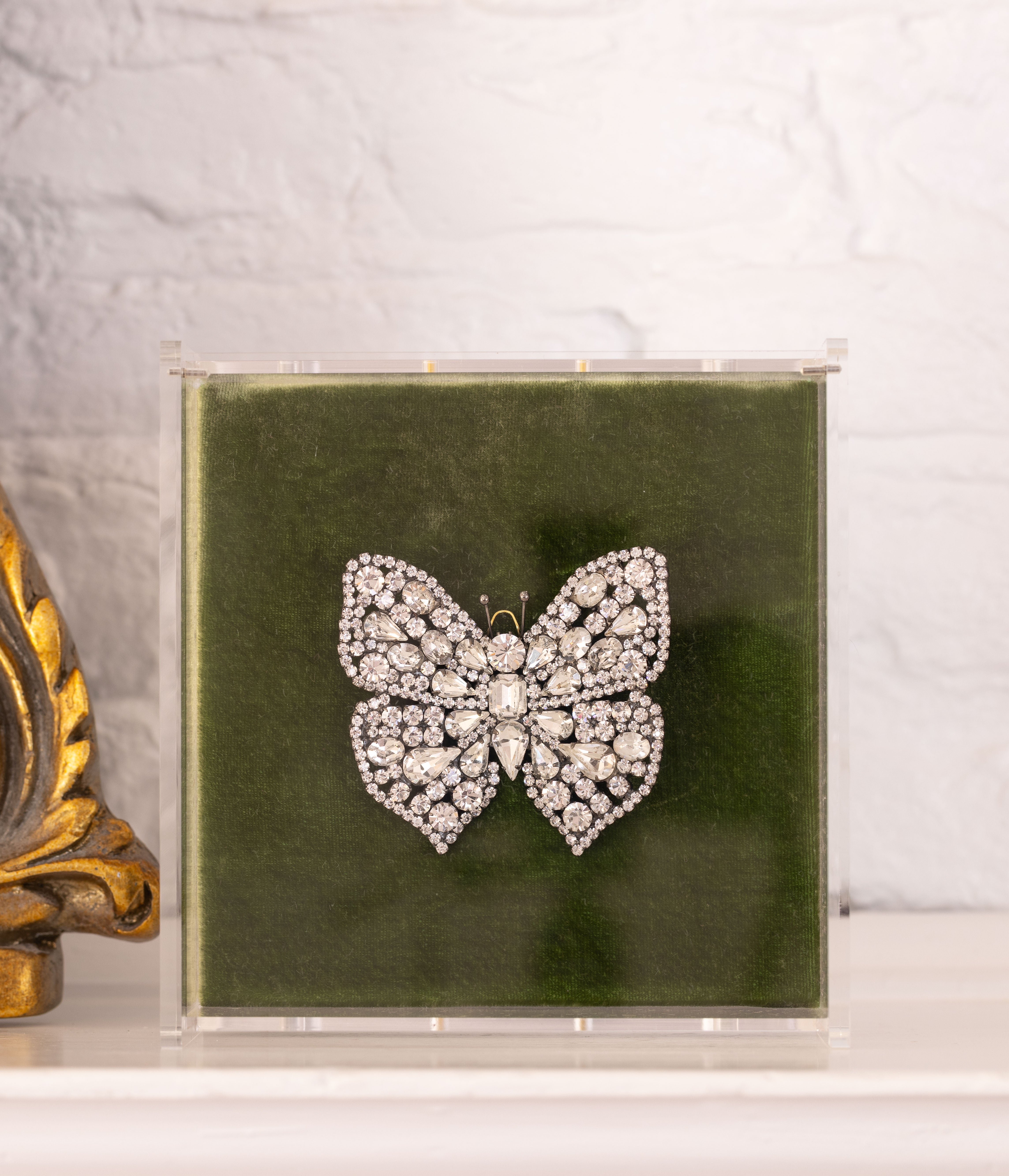 Large Butterfly in Crystal