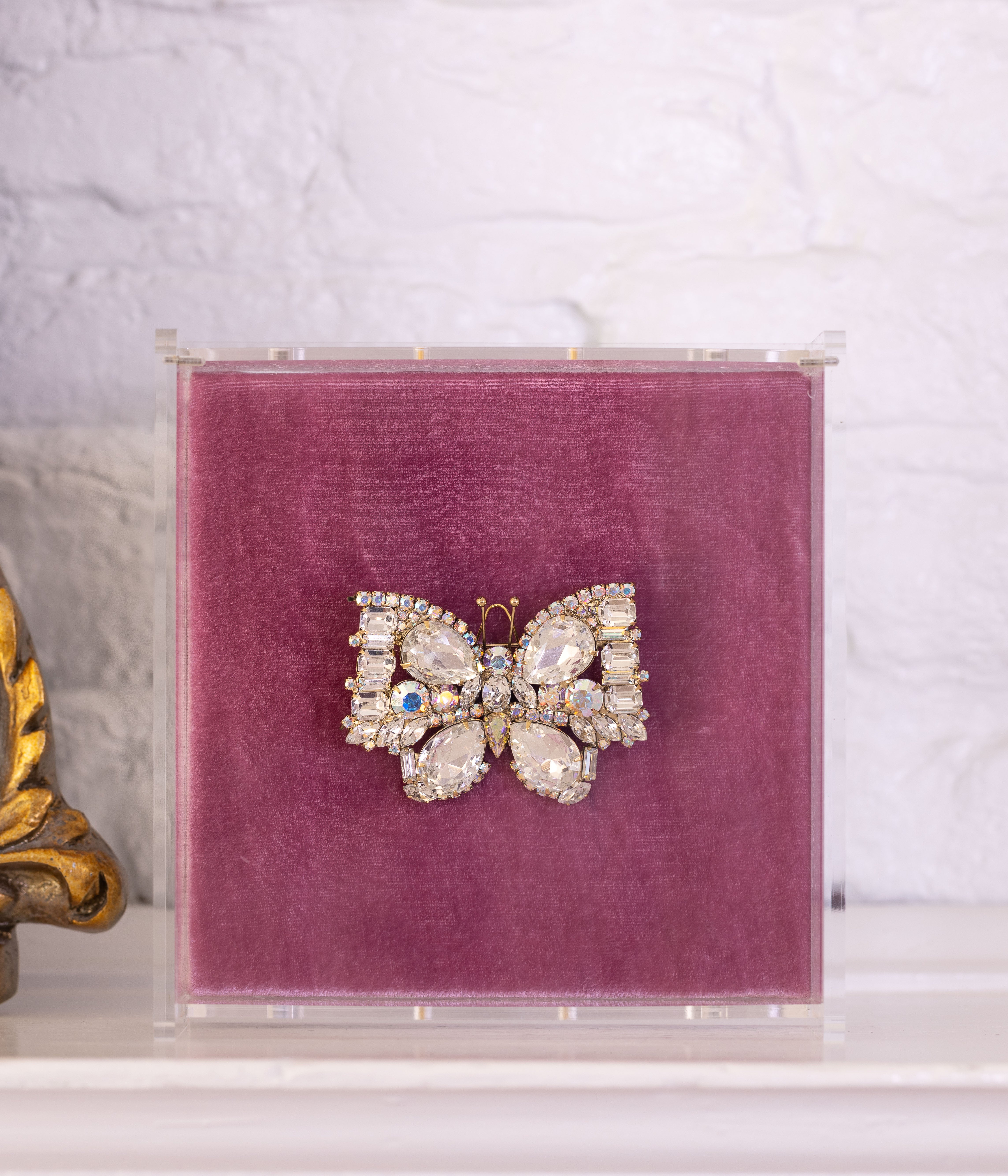 Medium Butterfly in Crystal / Crystal AB