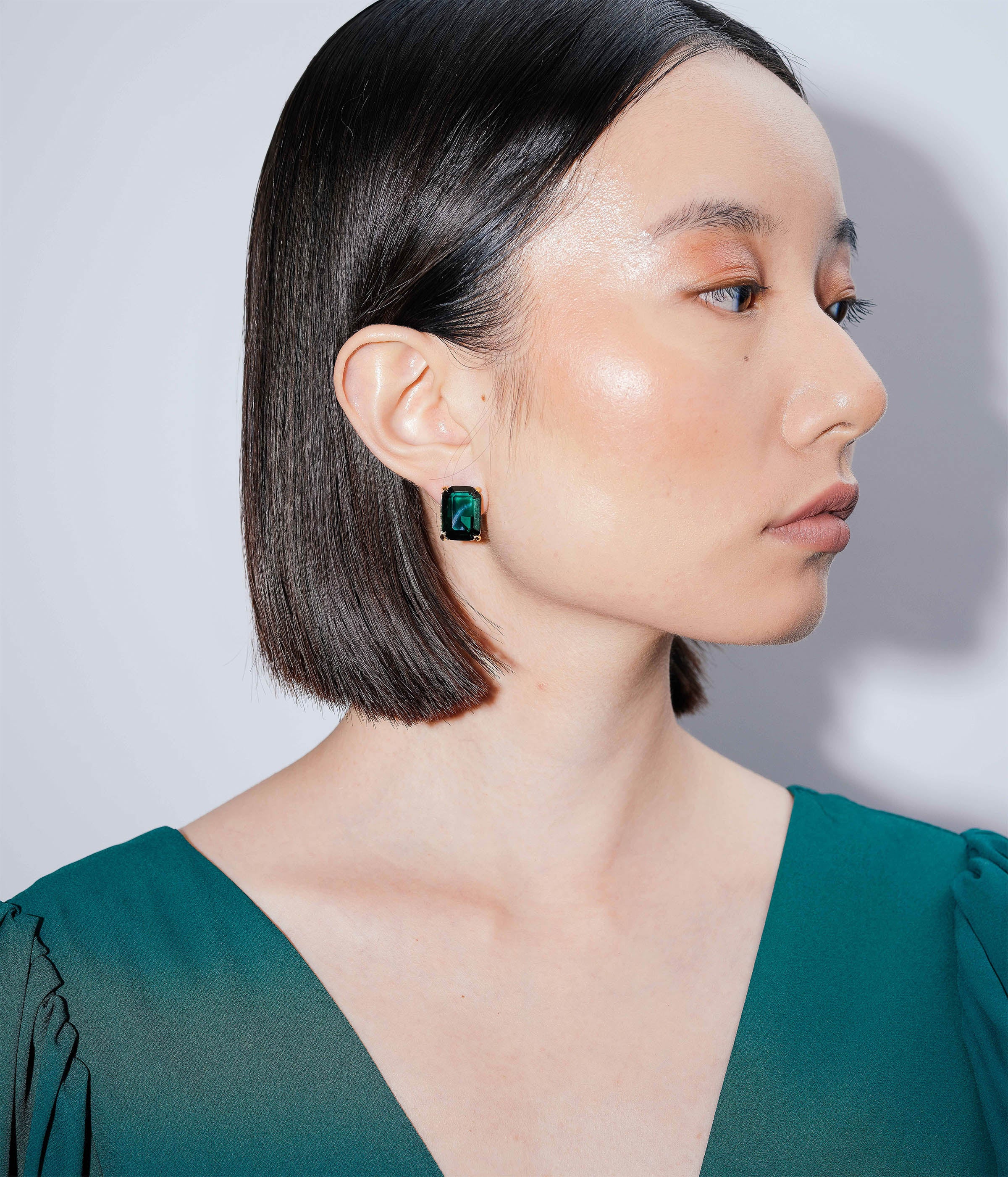 Socialite Studs in Fuchsia - Loren Hope