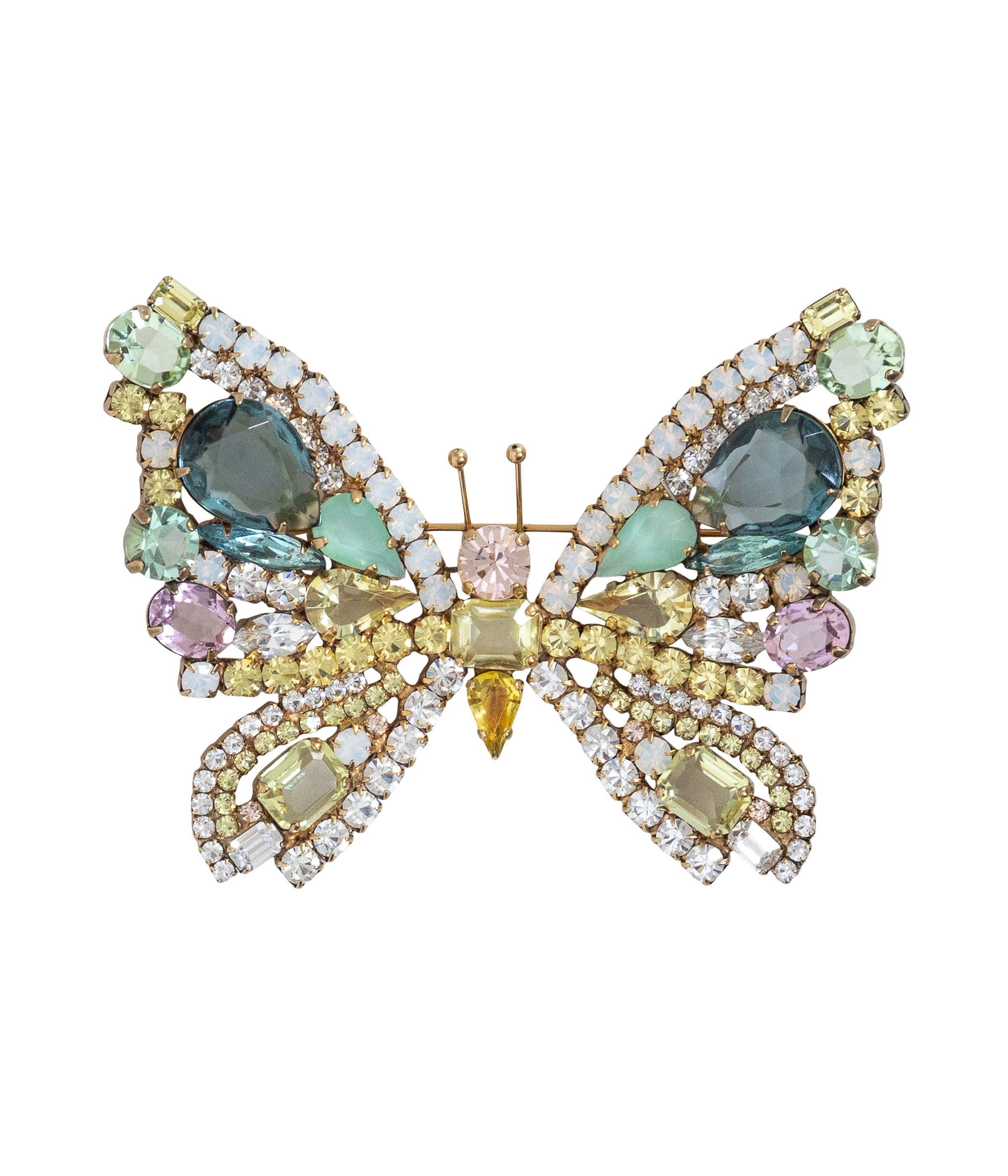 Large Butterfly in Chrysolite / Jonquil / Montana