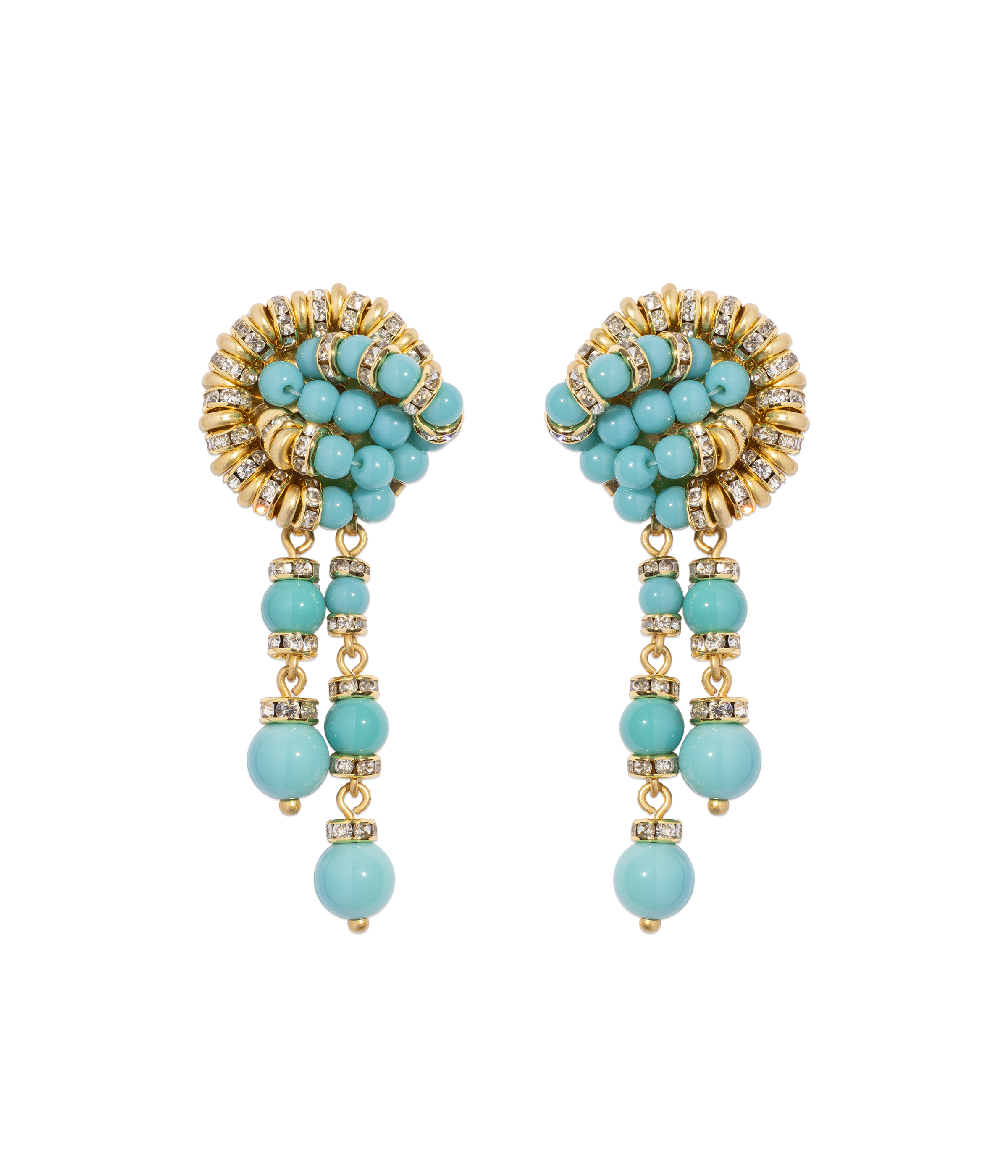 Marcella Earrings in Turquoise - Loren Hope