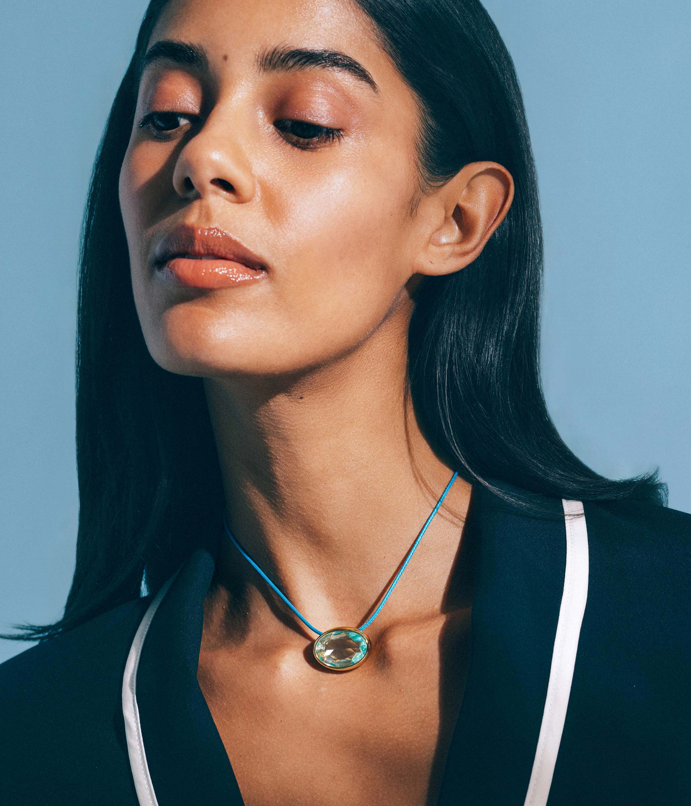 Marisol Necklace in Aqua - Loren Hope