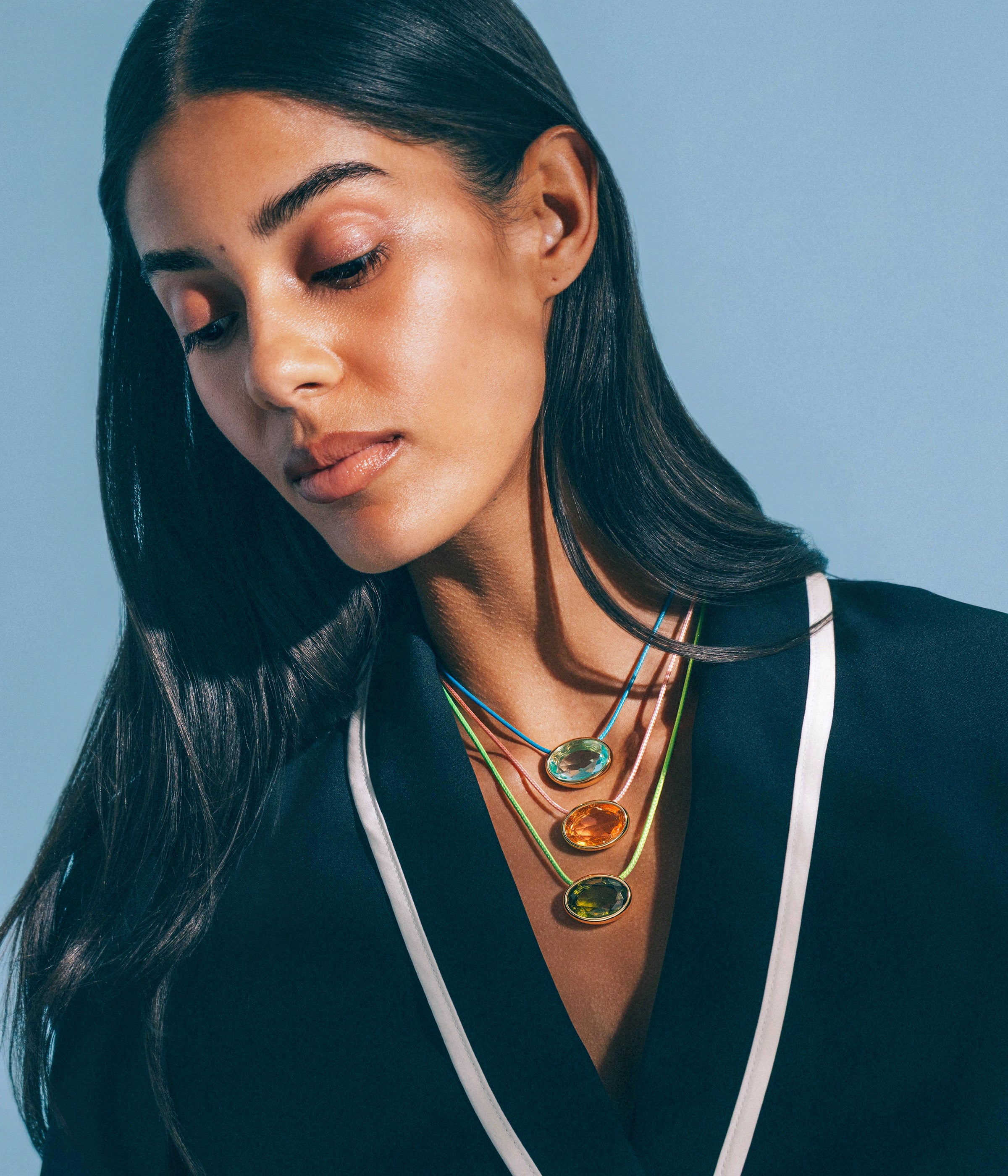 Marisol Necklace in Olivine