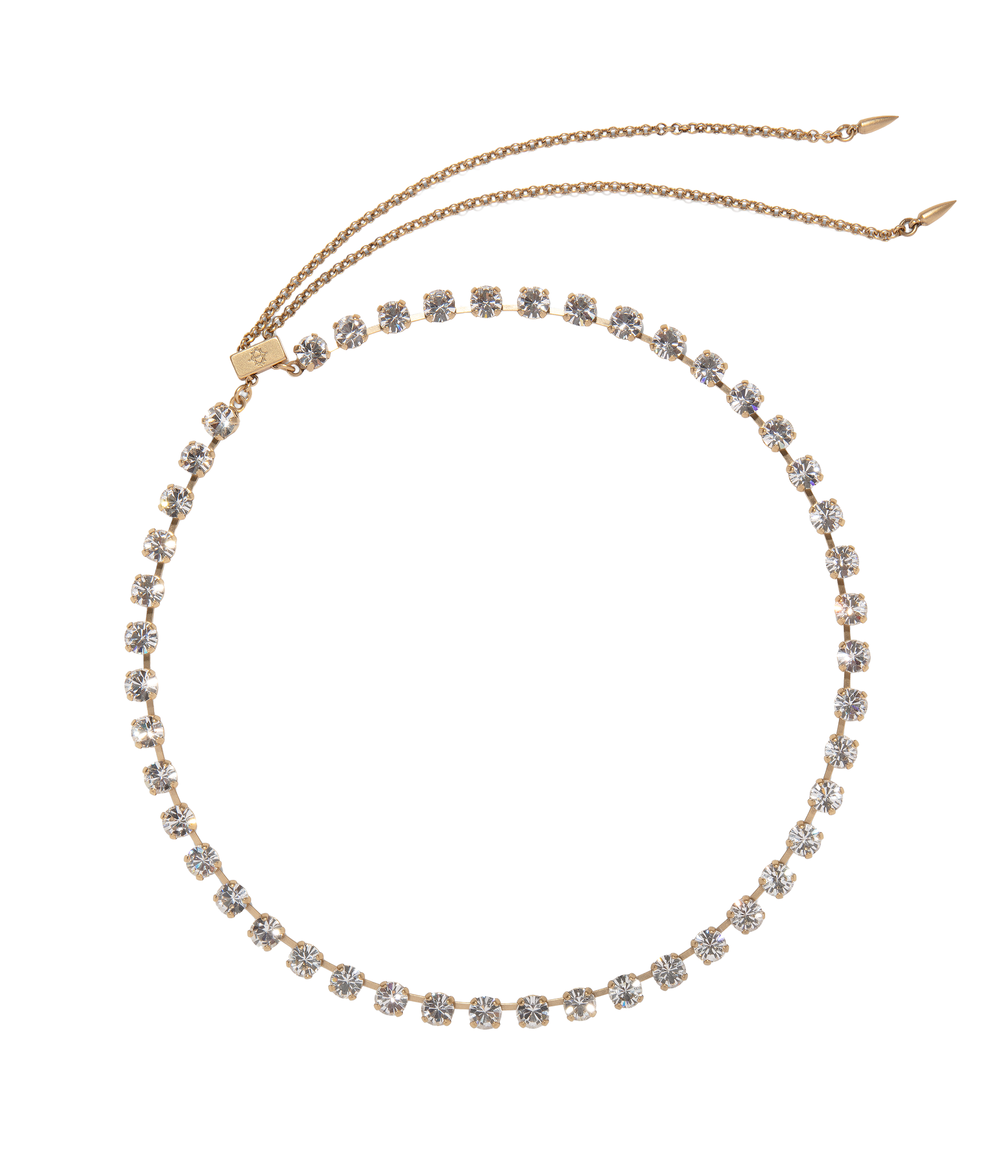 Milly Slider Necklace in Crystal