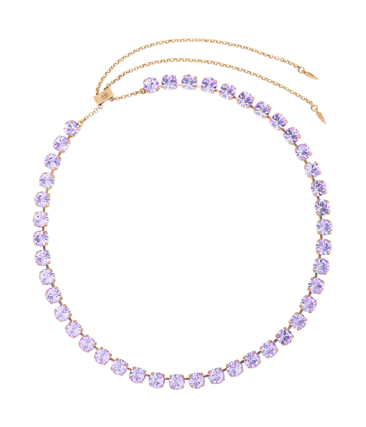 Arista Slider Necklace in Violet - Loren Hope