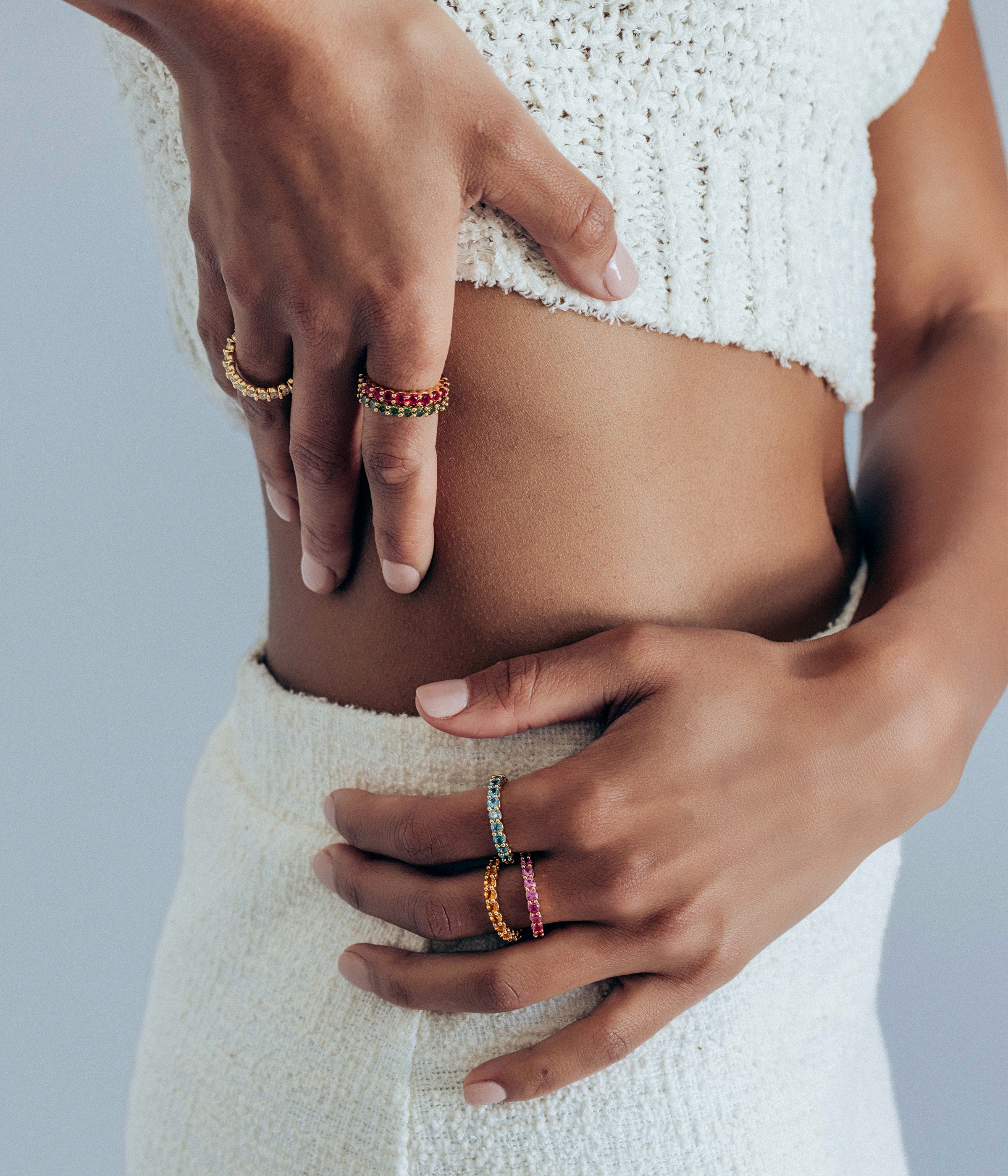 Theo Ring in Rose - Loren Hope