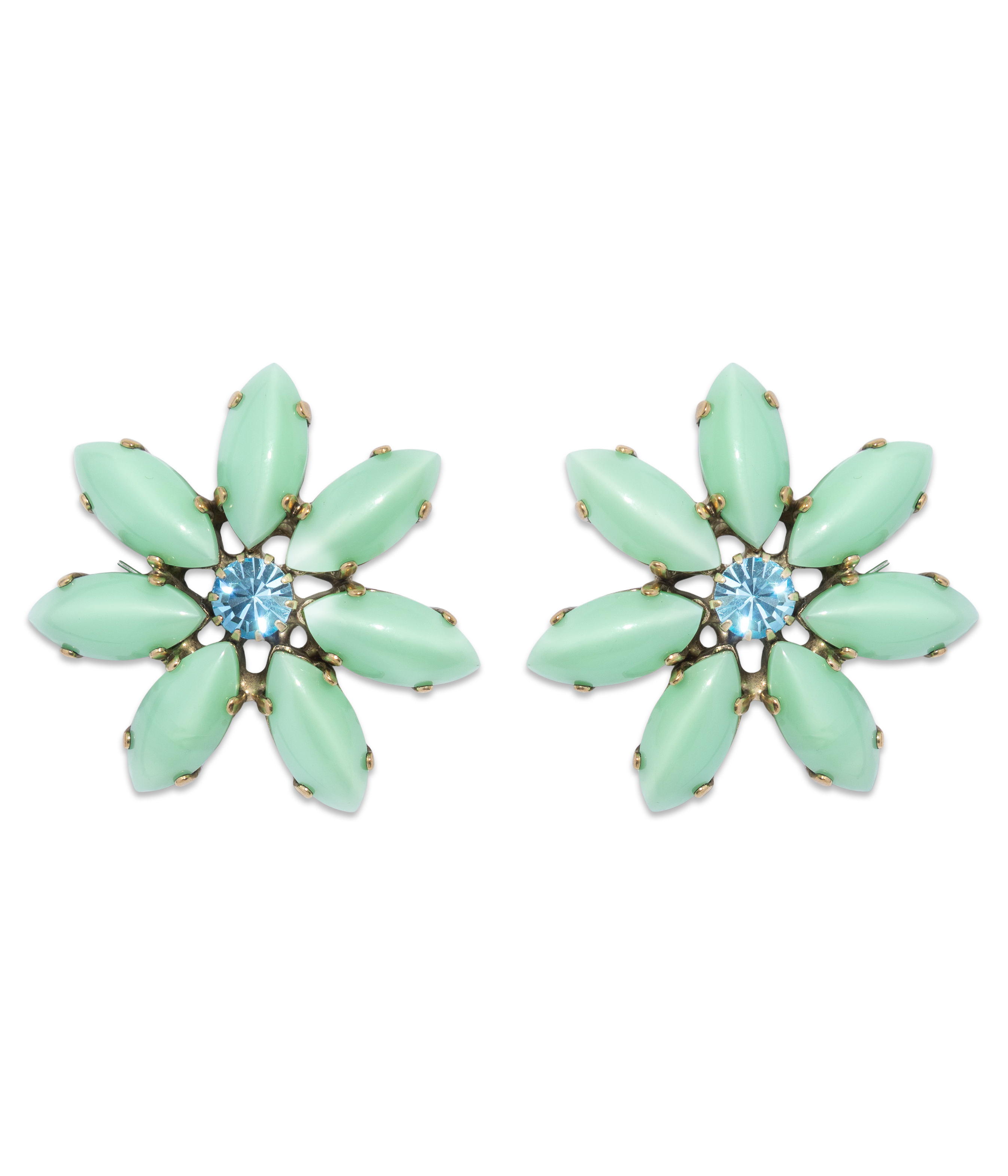Violeta Earrings in Mint