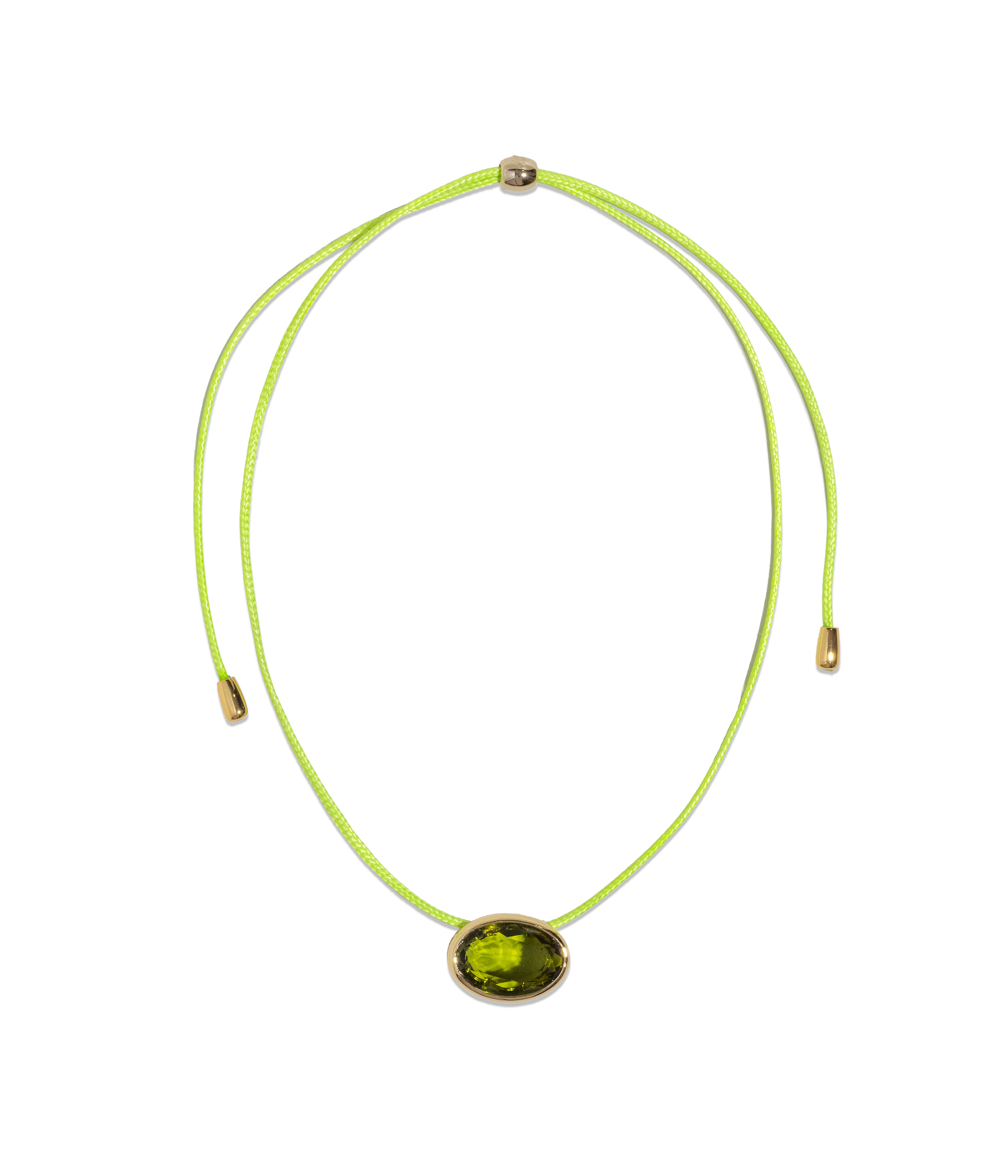 Marisol Necklace in Olivine