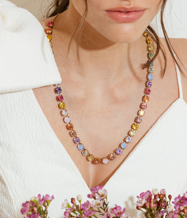 Arista Slider Necklace in Blossom Ombré