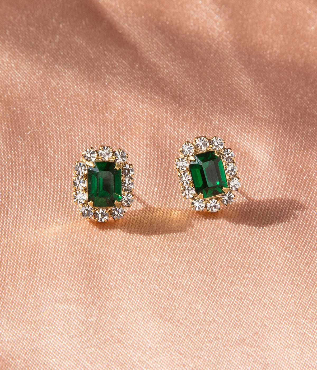 Tati Studs in Emerald - Loren Hope